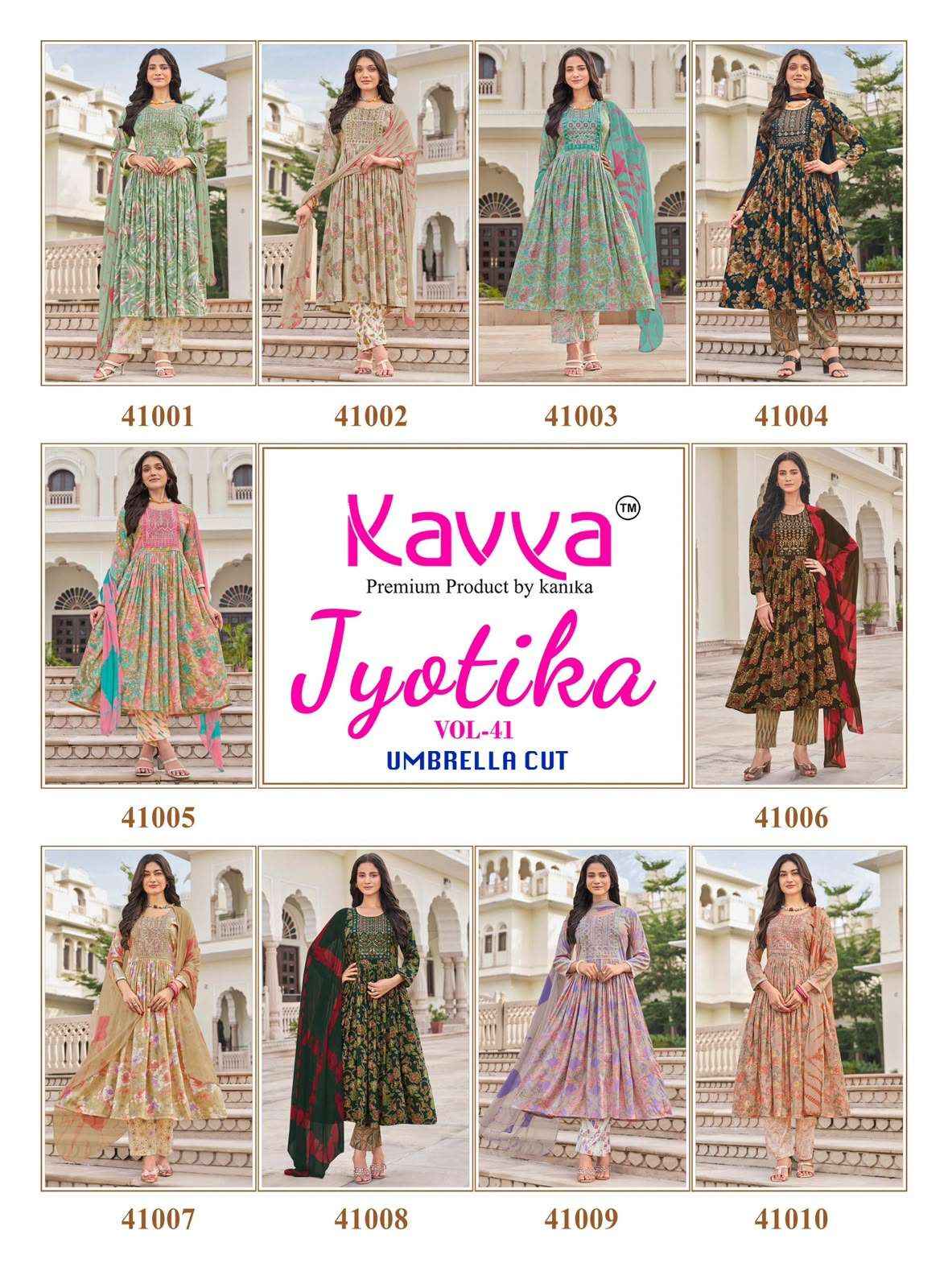 Buy Kavya Jyotika Vol 41 Catalog | Ready-made Ladies Suits