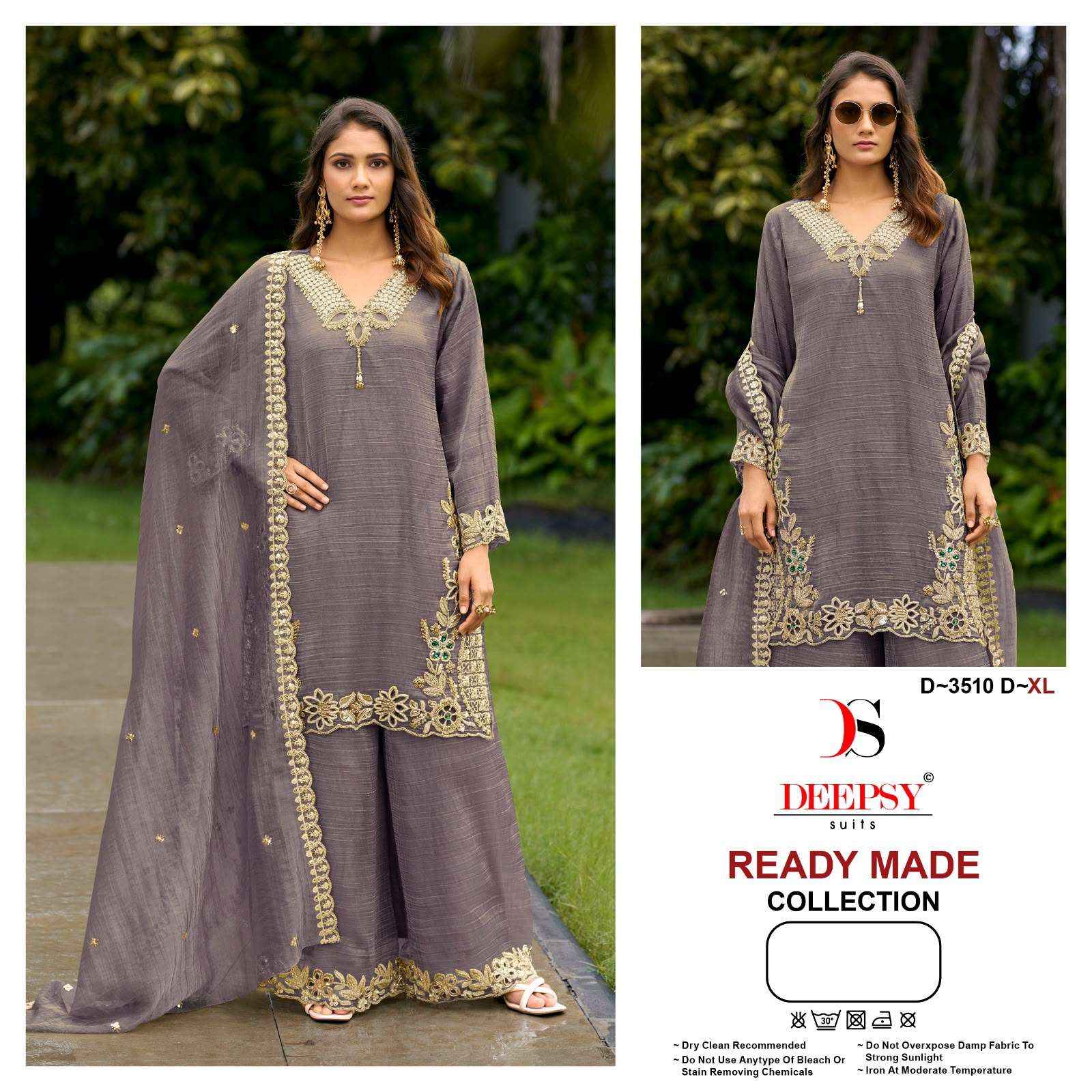 Deepsy D 3510 Abcd Designer Readymade Pakistani Dress Wholesale Rate ( 4 Pcs Catalog )