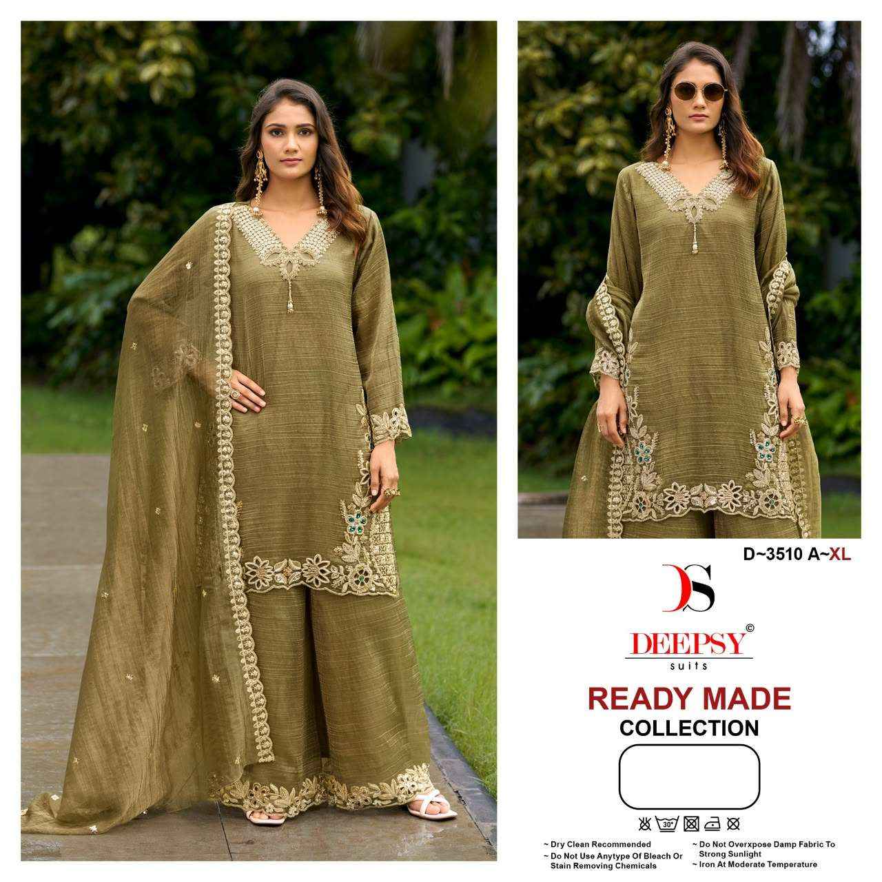Deepsy D 3510 Abcd Designer Readymade Pakistani Dress Wholesale Rate ( 4 Pcs Catalog )