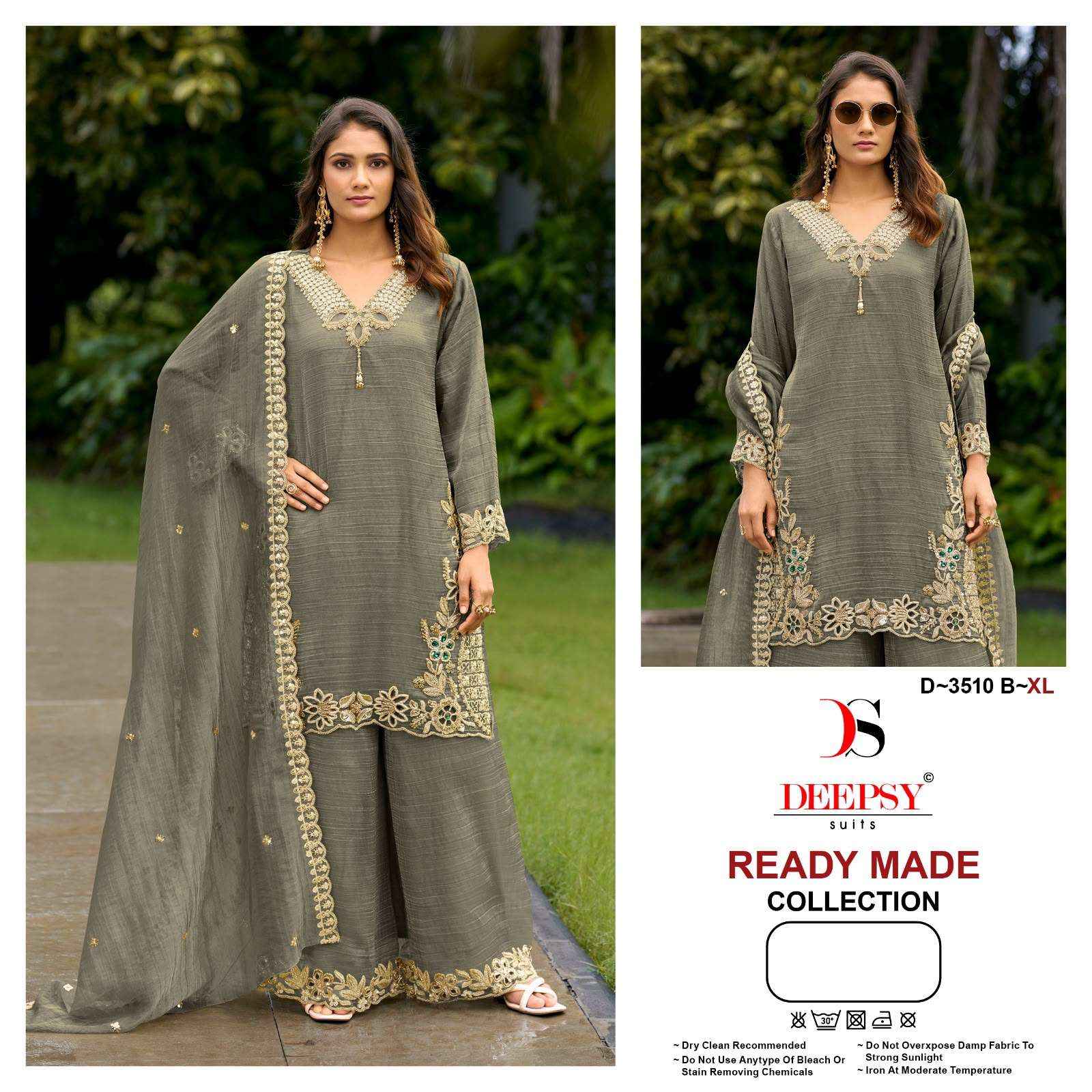 Deepsy D 3510 Abcd Designer Readymade Pakistani Dress Wholesale Rate ( 4 Pcs Catalog )