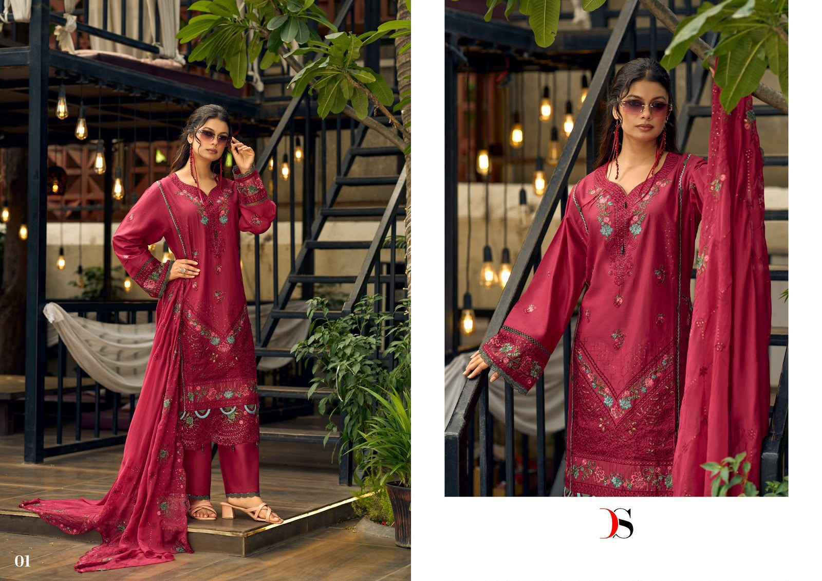 Deepsy Elaf Exclusive Cotton Dress Material _ Wholesale Factory Rate ( 6 Pcs Catalog )