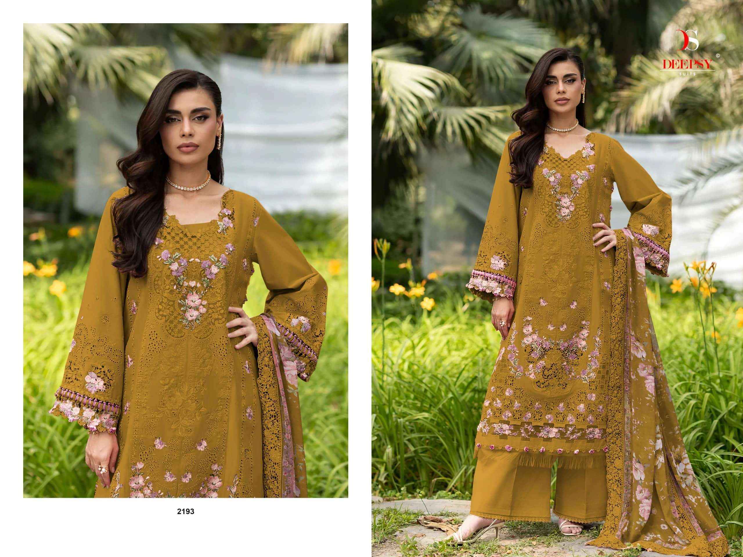 Deepsy Elaf Premium Superhit Pure Cotton Pakistani Dress Material _ Wholesale Factory Rate ( 6 Pcs Catalog )