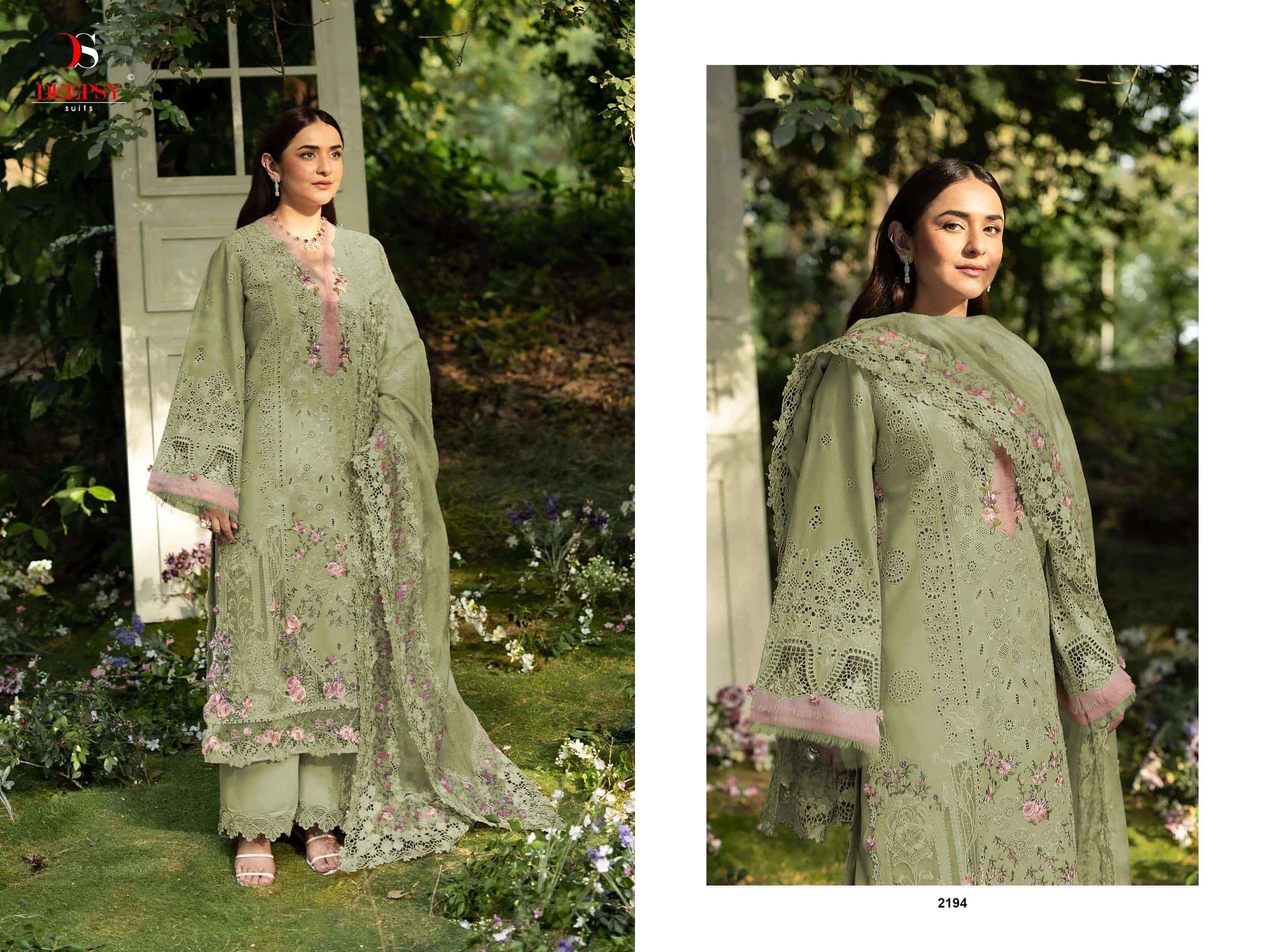 Deepsy Elaf Premium Superhit Pure Cotton Pakistani Dress Material _ Wholesale Factory Rate ( 6 Pcs Catalog )