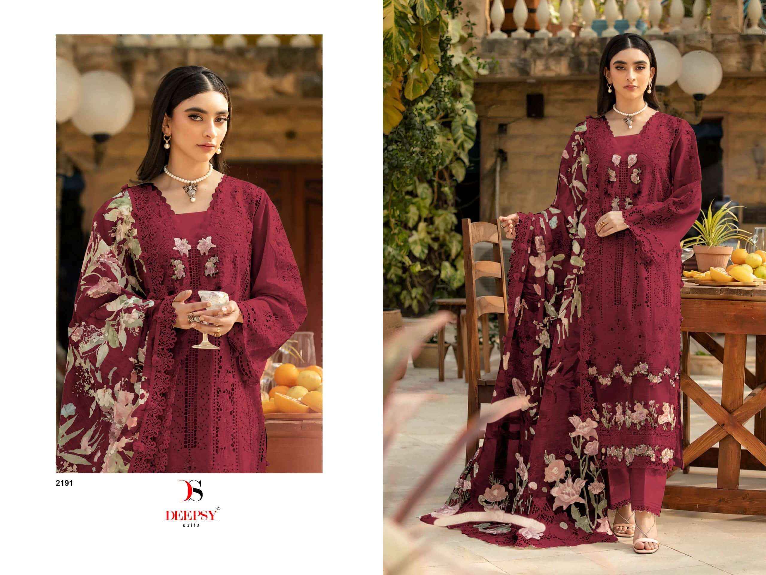 Deepsy Elaf Premium Superhit Pure Cotton Pakistani Dress Material _ Wholesale Factory Rate ( 6 Pcs Catalog )
