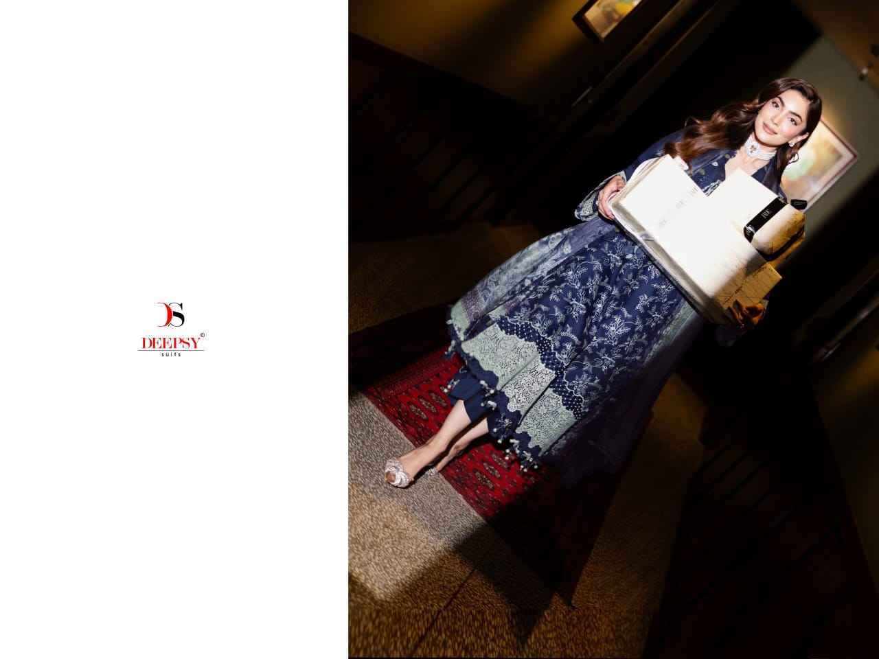 Deepsy Jade Couture Cotton Dress Material _ Wholesale Factory Rate ( 6 Pcs Catalog )