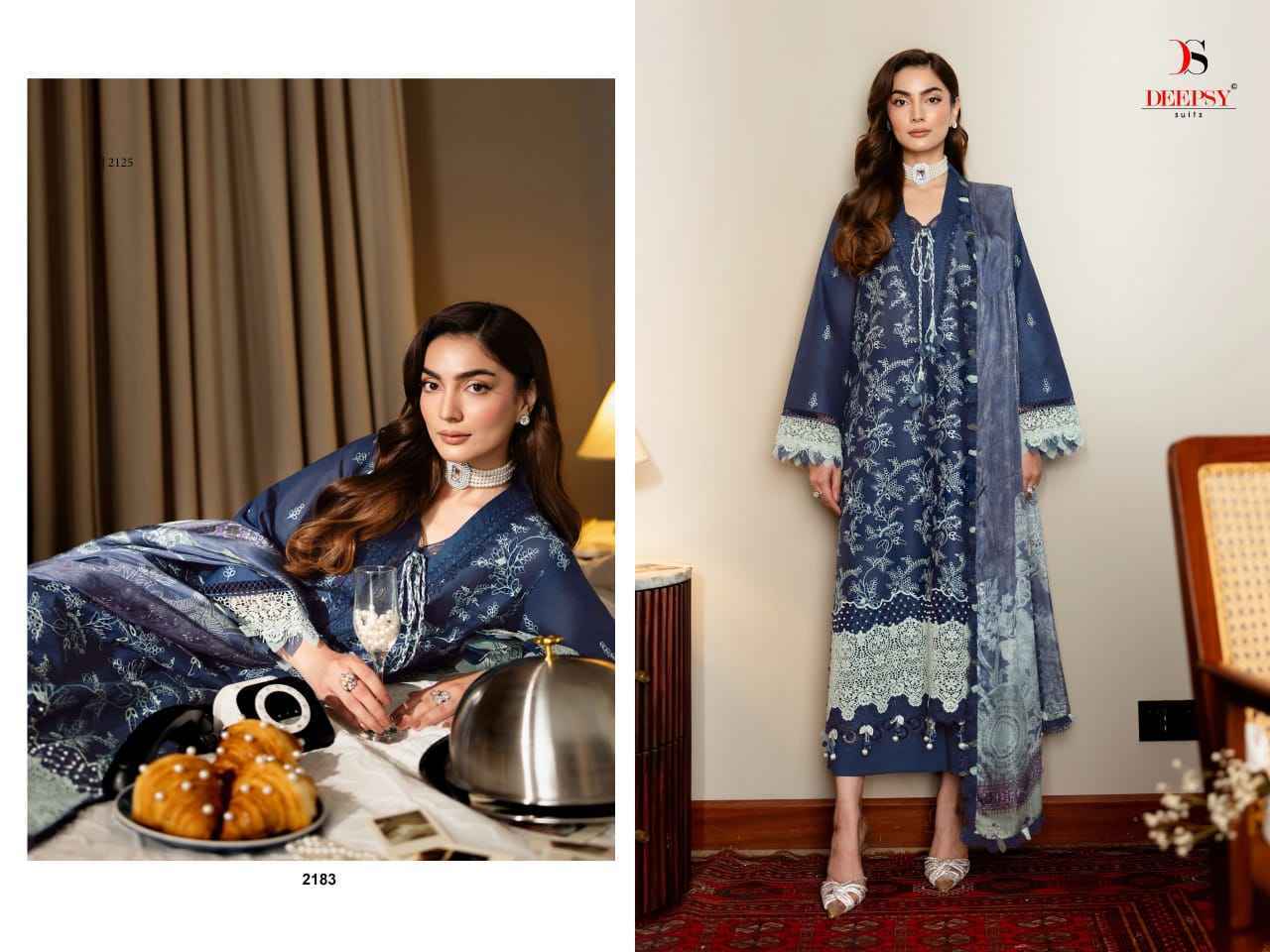Deepsy Jade Couture Cotton Dress Material _ Wholesale Factory Rate ( 6 Pcs Catalog )