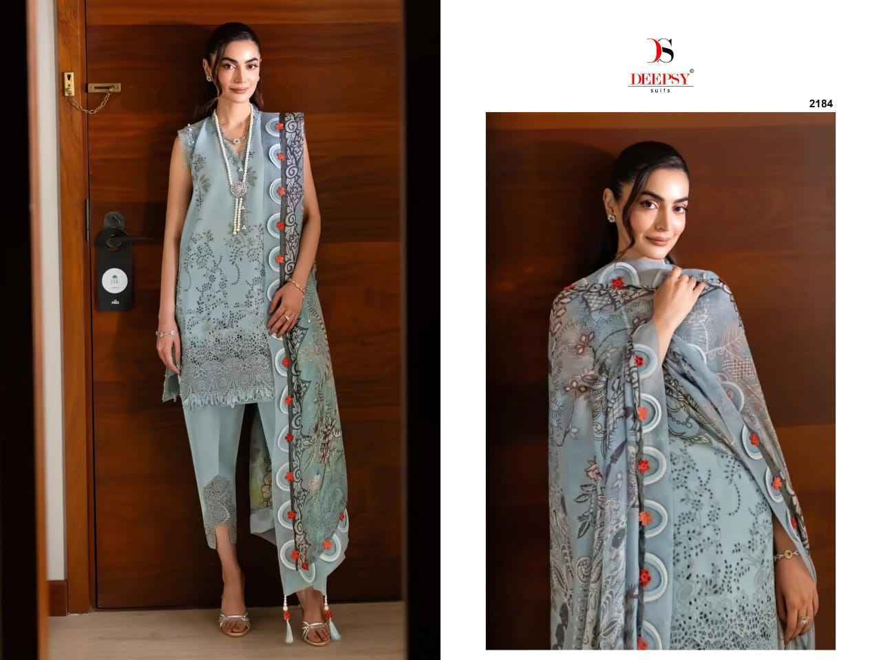 Deepsy Jade Couture Cotton Dress Material _ Wholesale Factory Rate ( 6 Pcs Catalog )