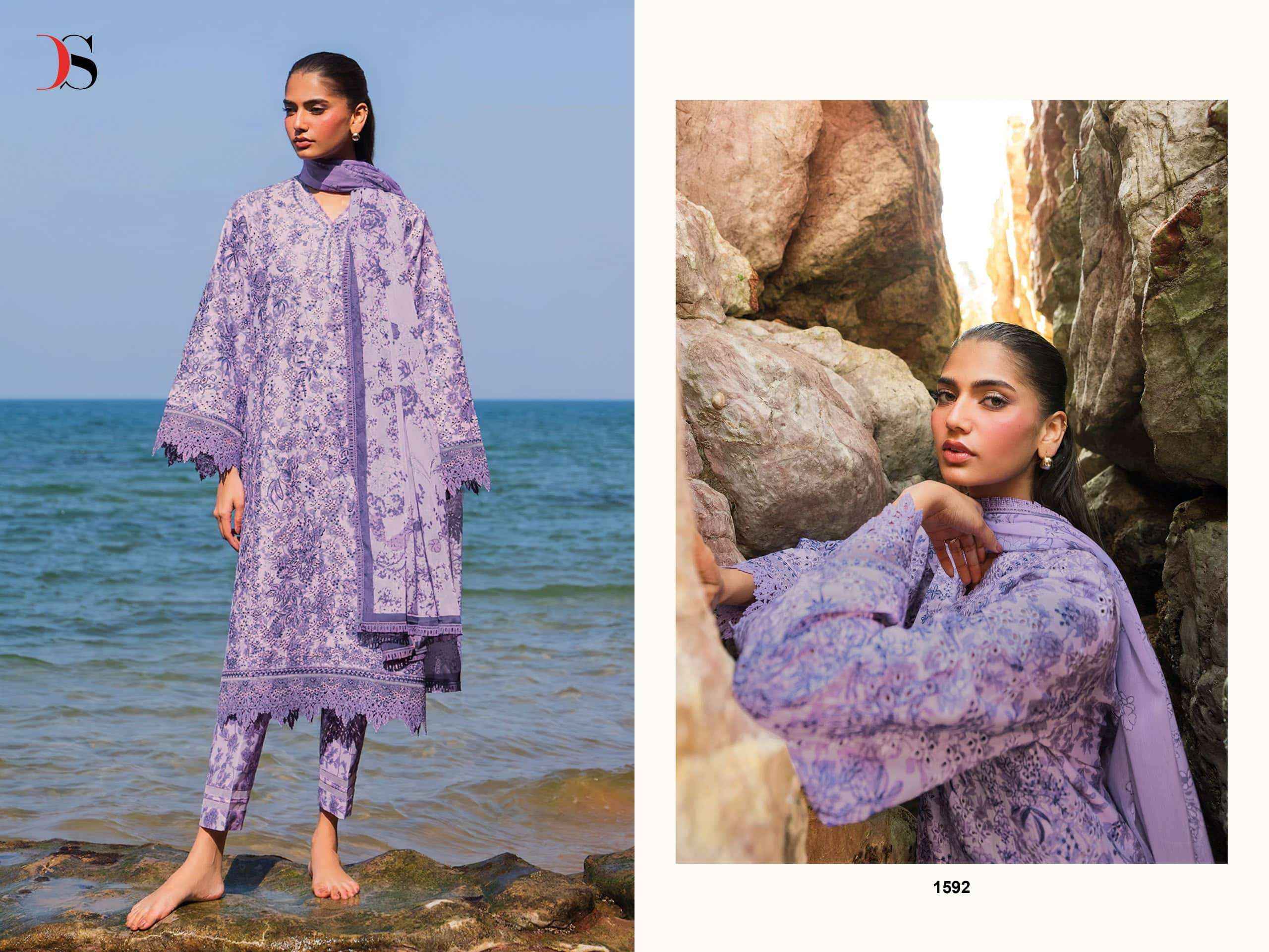 Deepsy Jade Premium Vol 4 Pure Cotton Pakistani Dress Material Wholesale Price ( 8 Pcs Catalog )