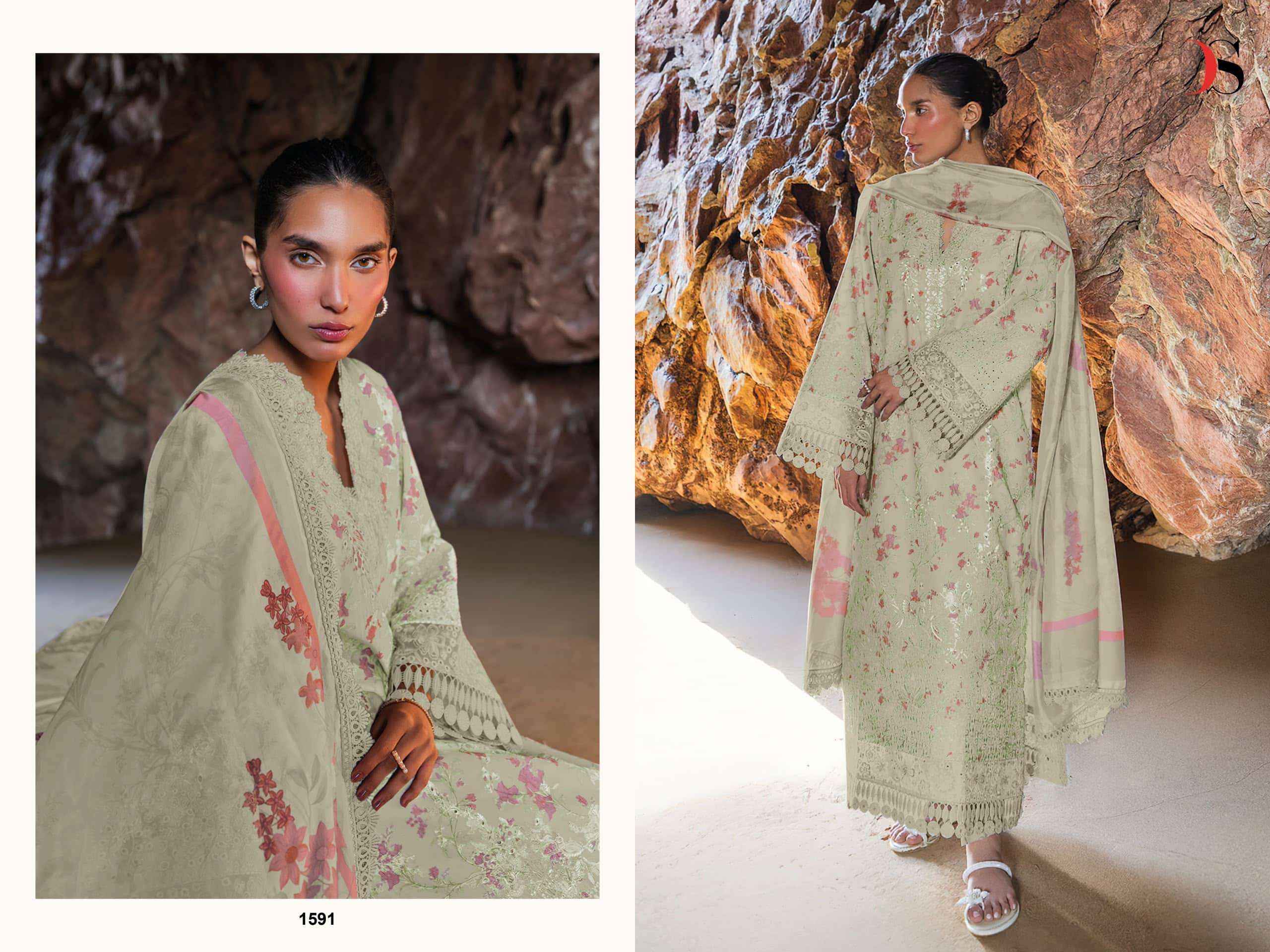 Deepsy Jade Premium Vol 4 Pure Cotton Pakistani Dress Material Wholesale Price ( 8 Pcs Catalog )