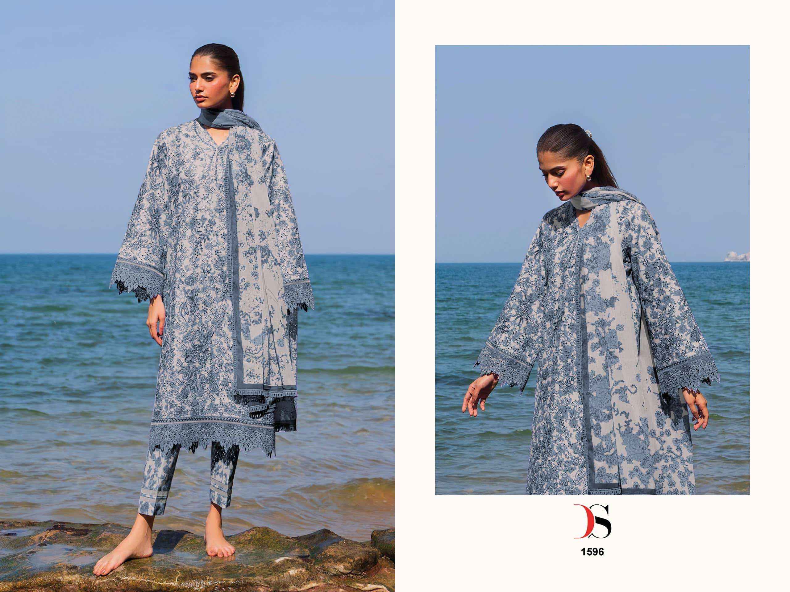 Deepsy Jade Premium Vol 4 Pure Cotton Pakistani Dress Material Wholesale Price ( 8 Pcs Catalog )