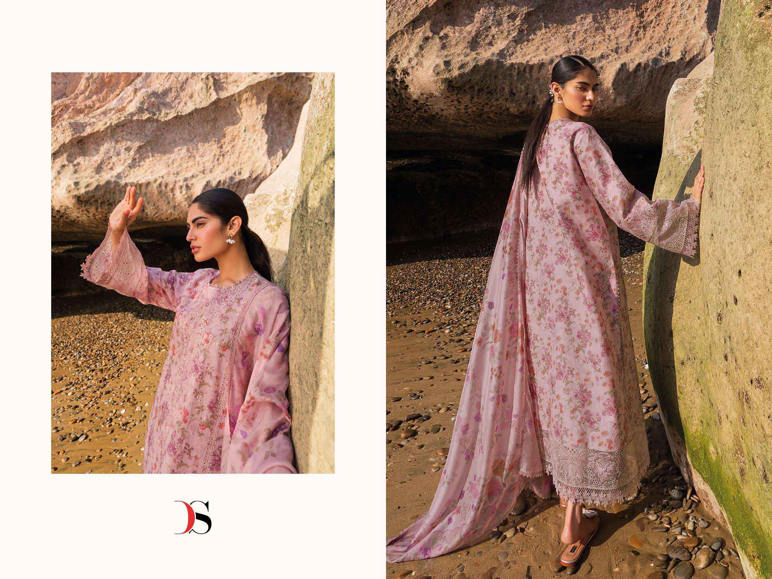 Deepsy Jade Premium Vol 4 Pure Cotton Pakistani Dress Material Wholesale Price ( 8 Pcs Catalog )