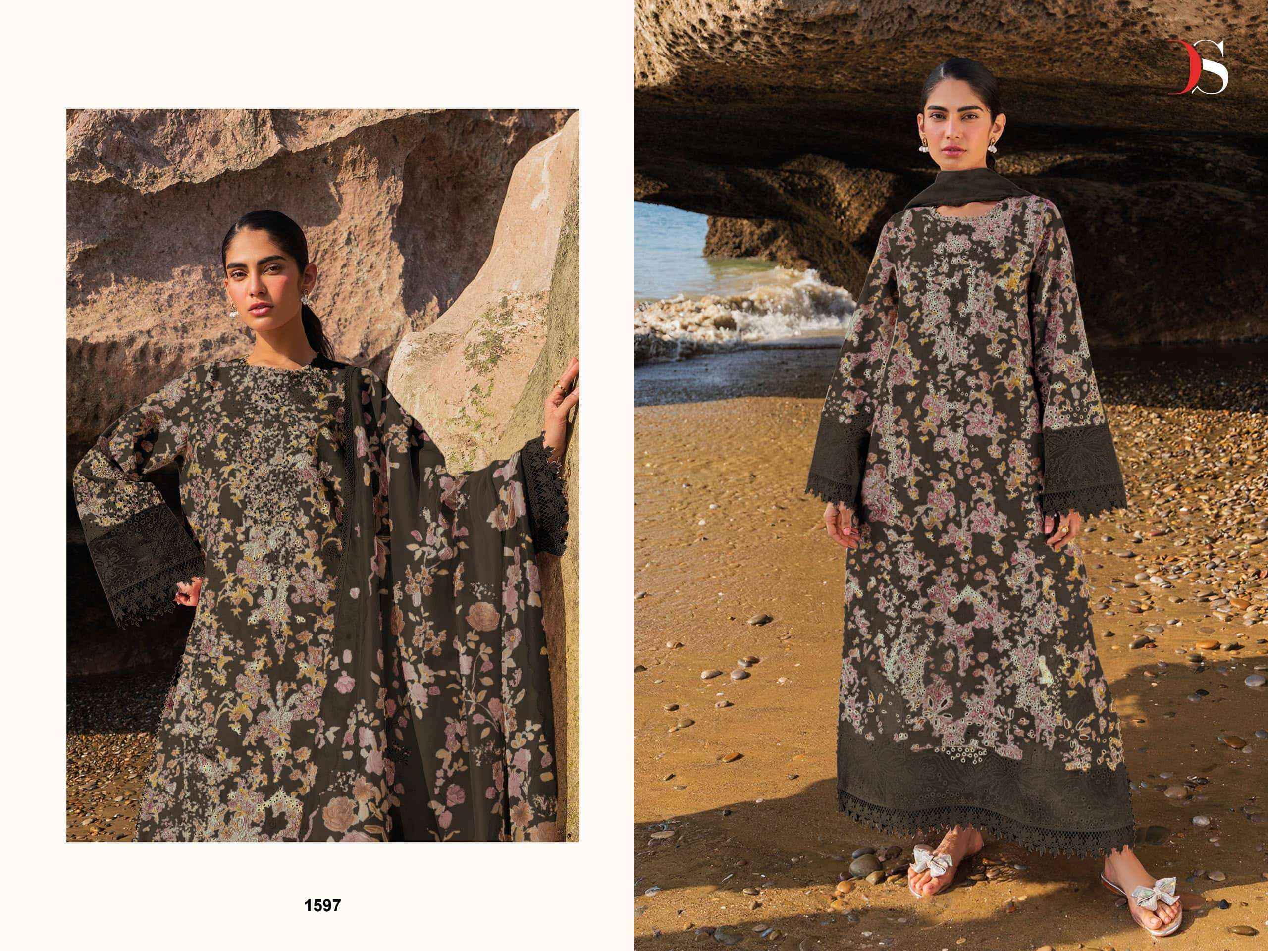 Deepsy Jade Premium Vol 4 Pure Cotton Pakistani Dress Material Wholesale Price ( 8 Pcs Catalog )