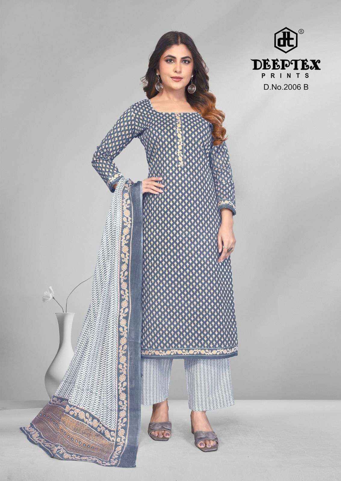 Deeptex 4 Colour Vol 2 Premium Wear Cotton Dress Material ( 32 Pcs Catalogue )