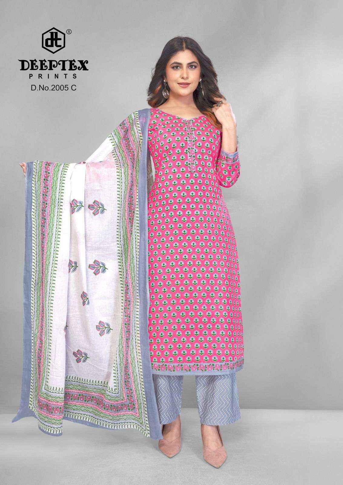 Deeptex 4 Colour Vol 2 Premium Wear Cotton Dress Material ( 32 Pcs Catalogue )