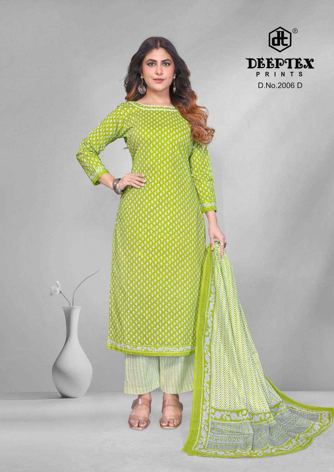 Deeptex 4 Colour Vol 2 Premium Wear Cotton Dress Material ( 32 Pcs Catalogue )