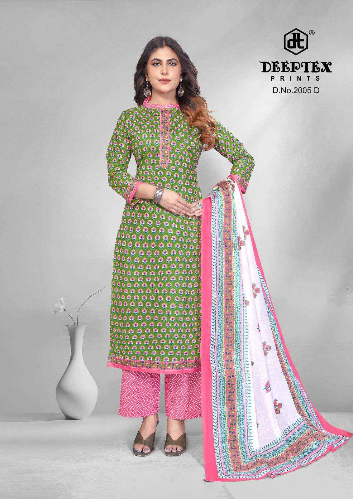 Deeptex 4 Colour Vol 2 Premium Wear Cotton Dress Material ( 32 Pcs Catalogue )