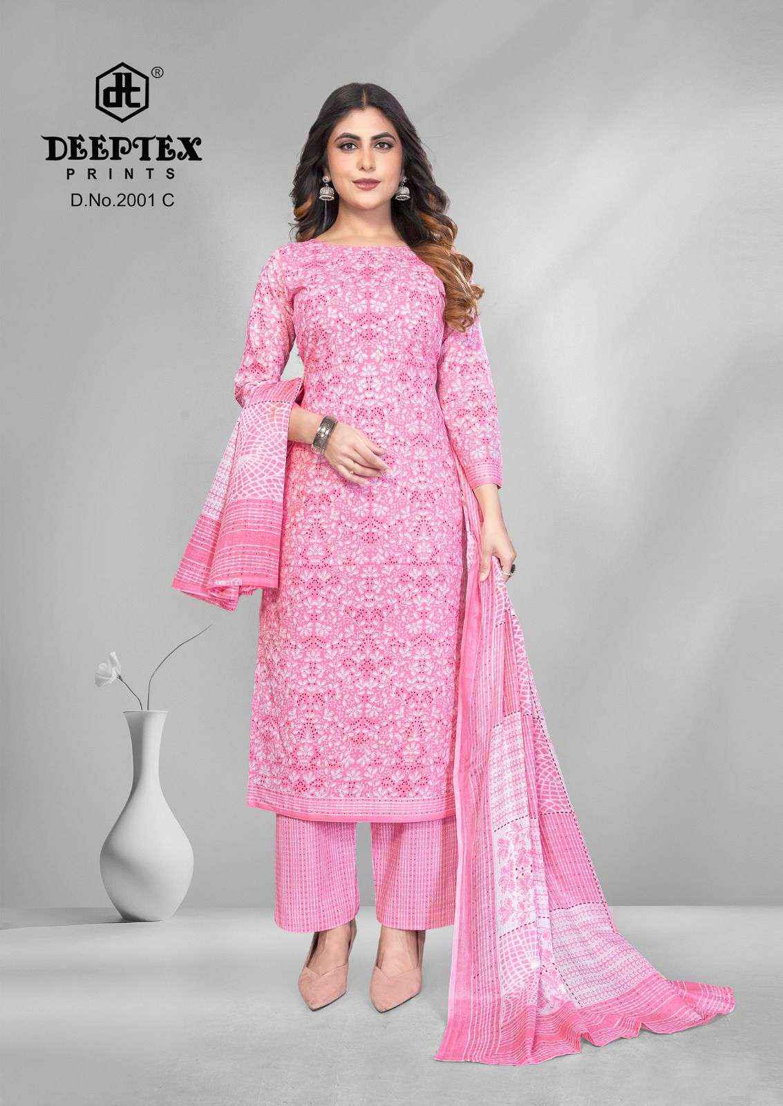 Deeptex 4 Colour Vol 2 Premium Wear Cotton Dress Material ( 32 Pcs Catalogue )