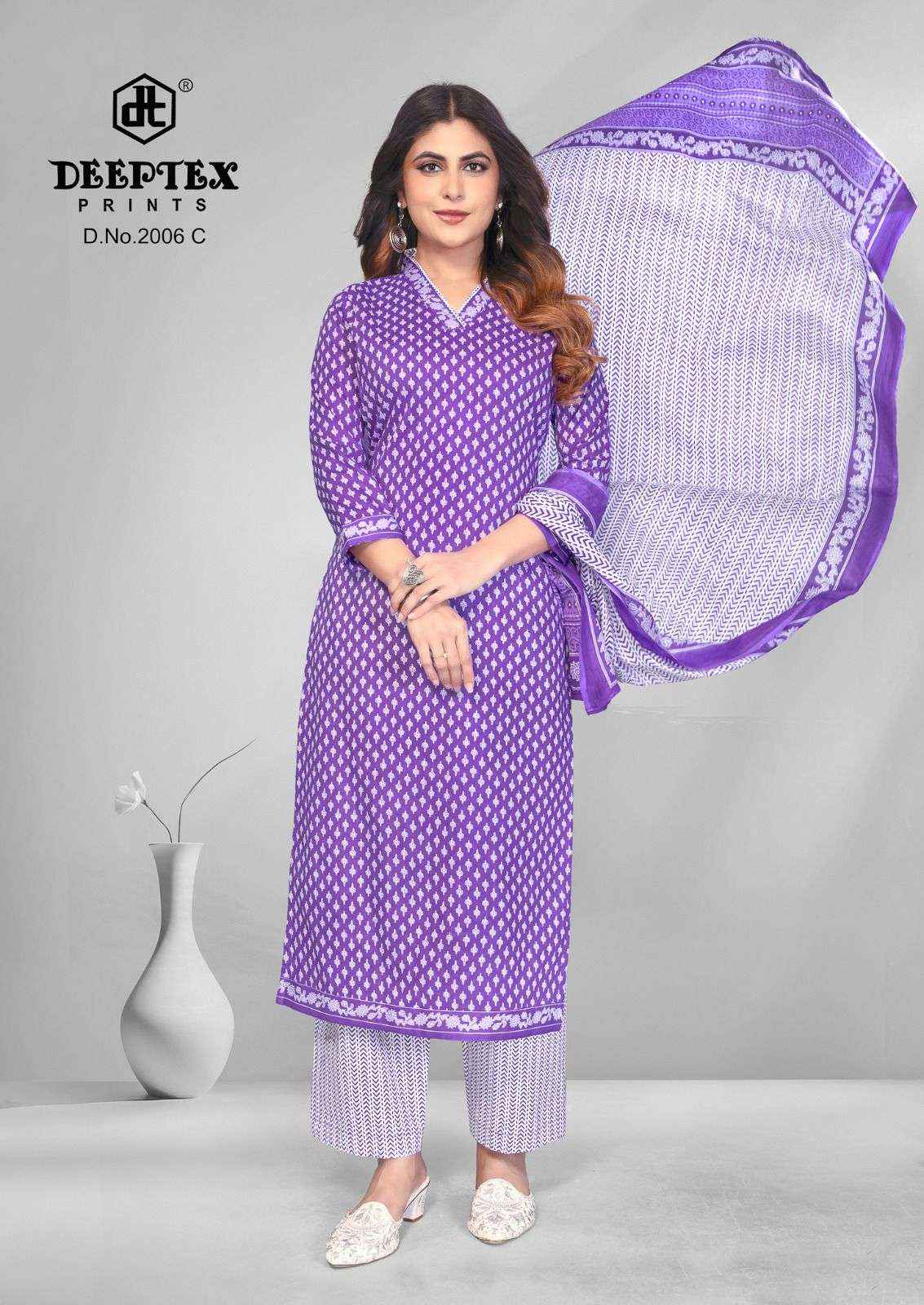 Deeptex 4 Colour Vol 2 Premium Wear Cotton Dress Material ( 32 Pcs Catalogue )