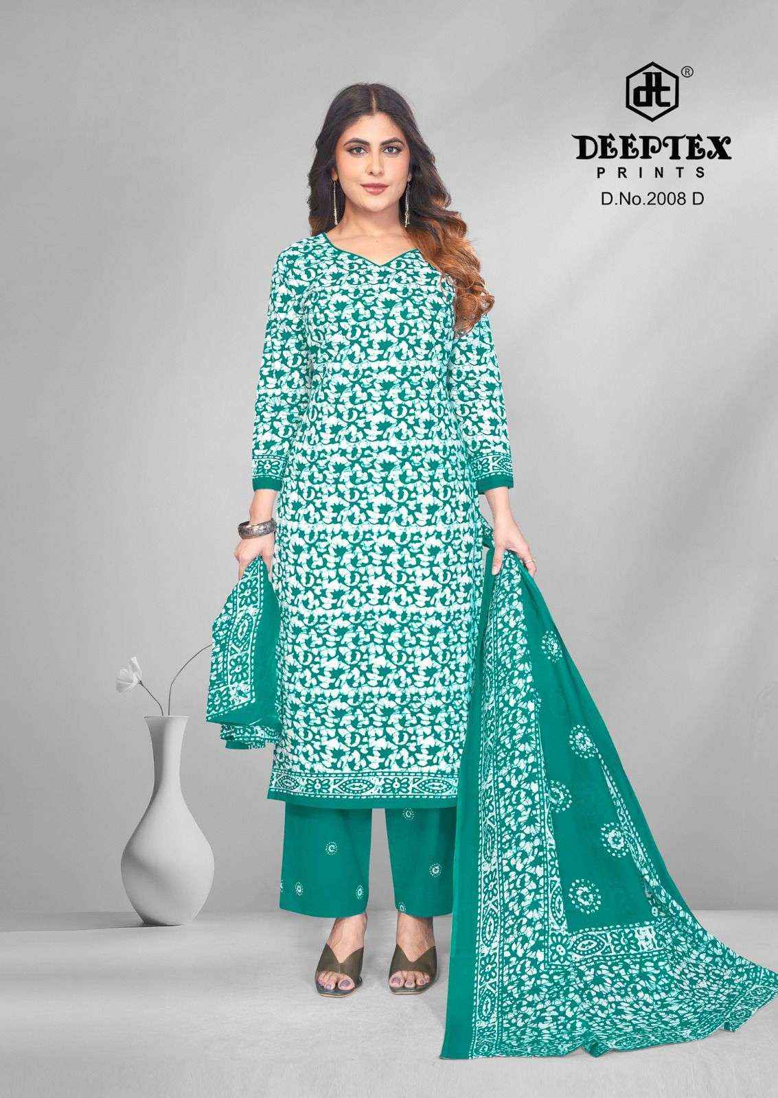 Deeptex 4 Colour Vol 2 Premium Wear Cotton Dress Material ( 32 Pcs Catalogue )
