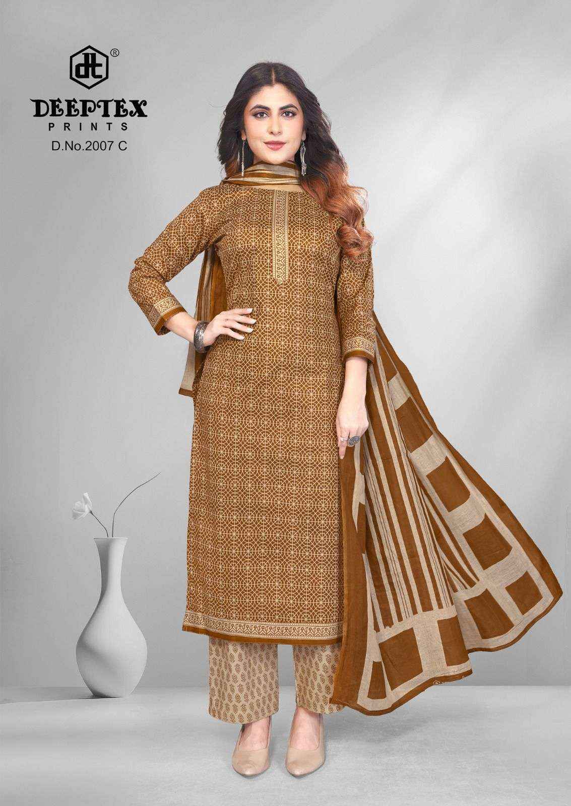 Deeptex 4 Colour Vol 2 Premium Wear Cotton Dress Material ( 32 Pcs Catalogue )