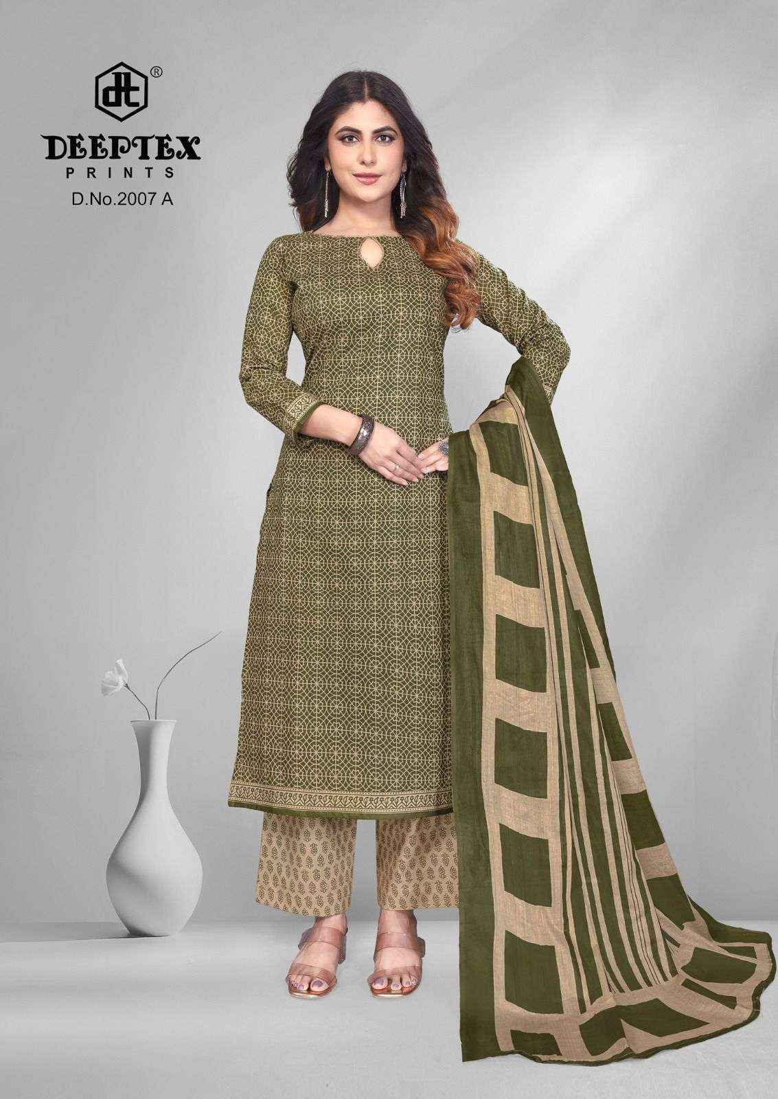 Deeptex 4 Colour Vol 2 Premium Wear Cotton Dress Material ( 32 Pcs Catalogue )