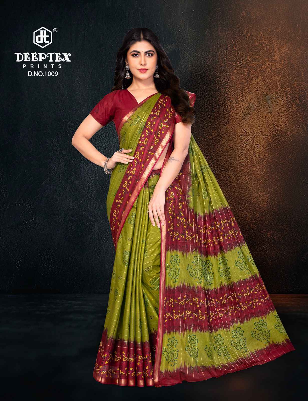 Deeptex Beauty Vol 1 Cotton Saree Wholesale Catalog (10 Designs)
