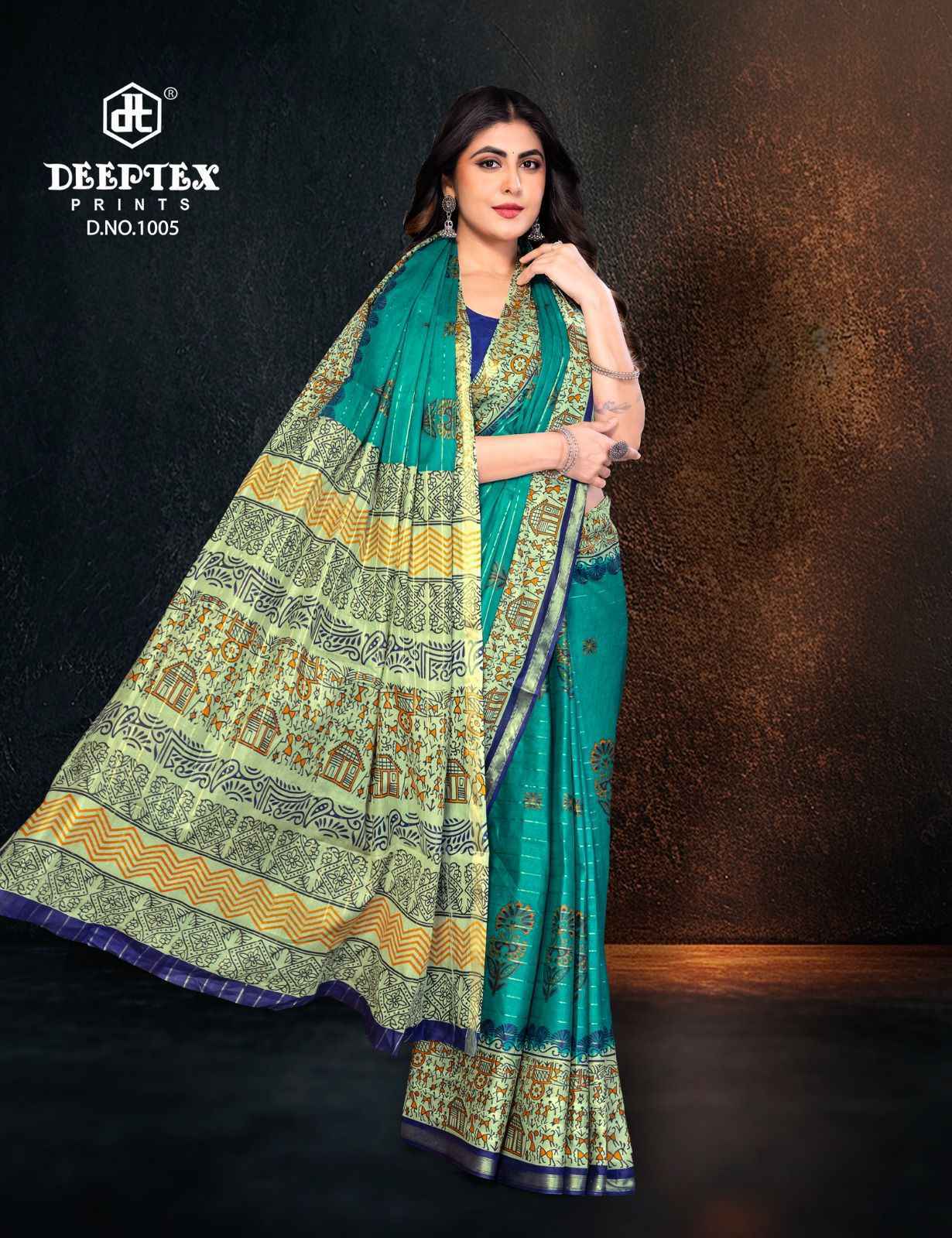 Deeptex Beauty Vol 1 Cotton Saree Wholesale Catalog (10 Designs)
