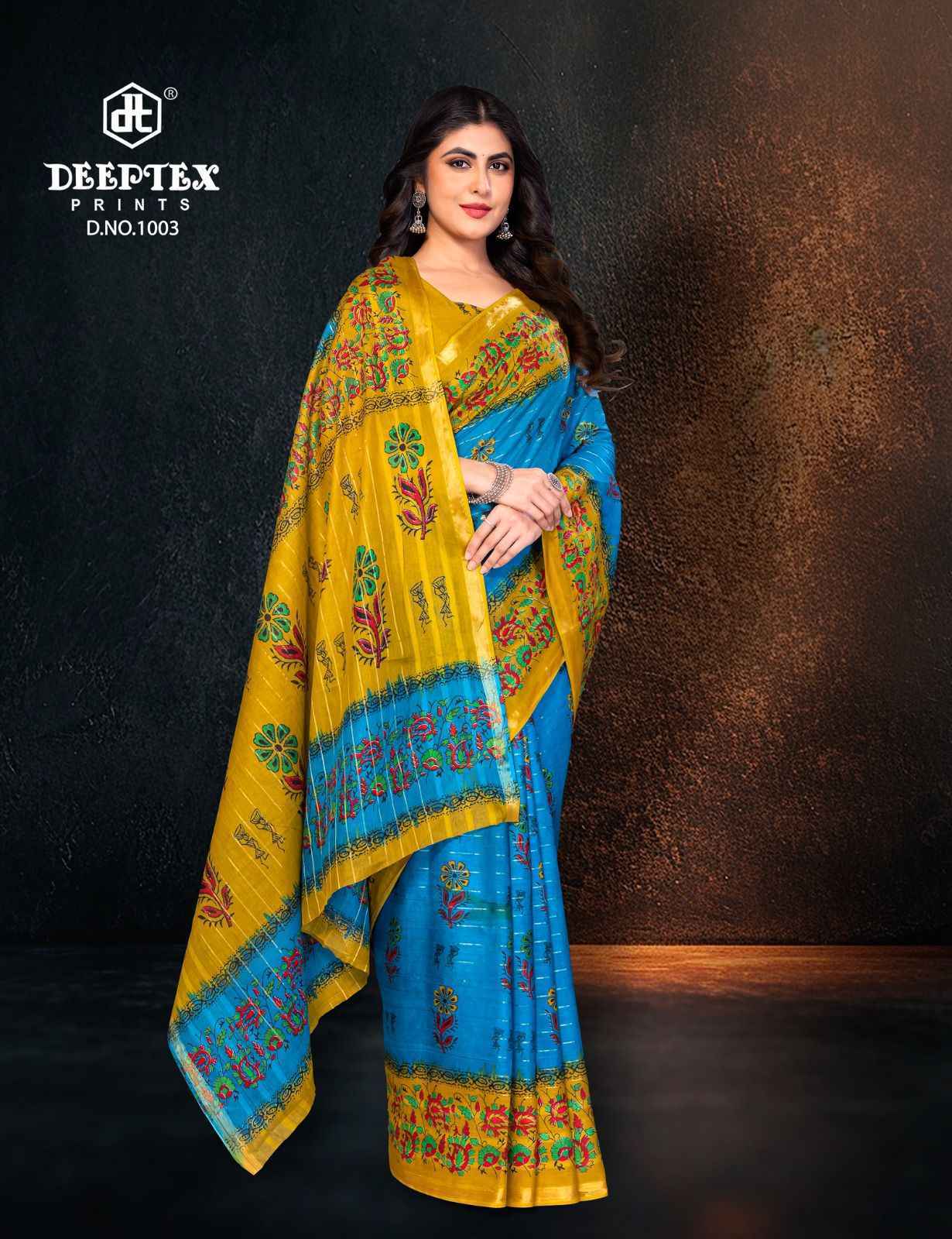 Deeptex Beauty Vol 1 Cotton Saree Wholesale Catalog (10 Designs)