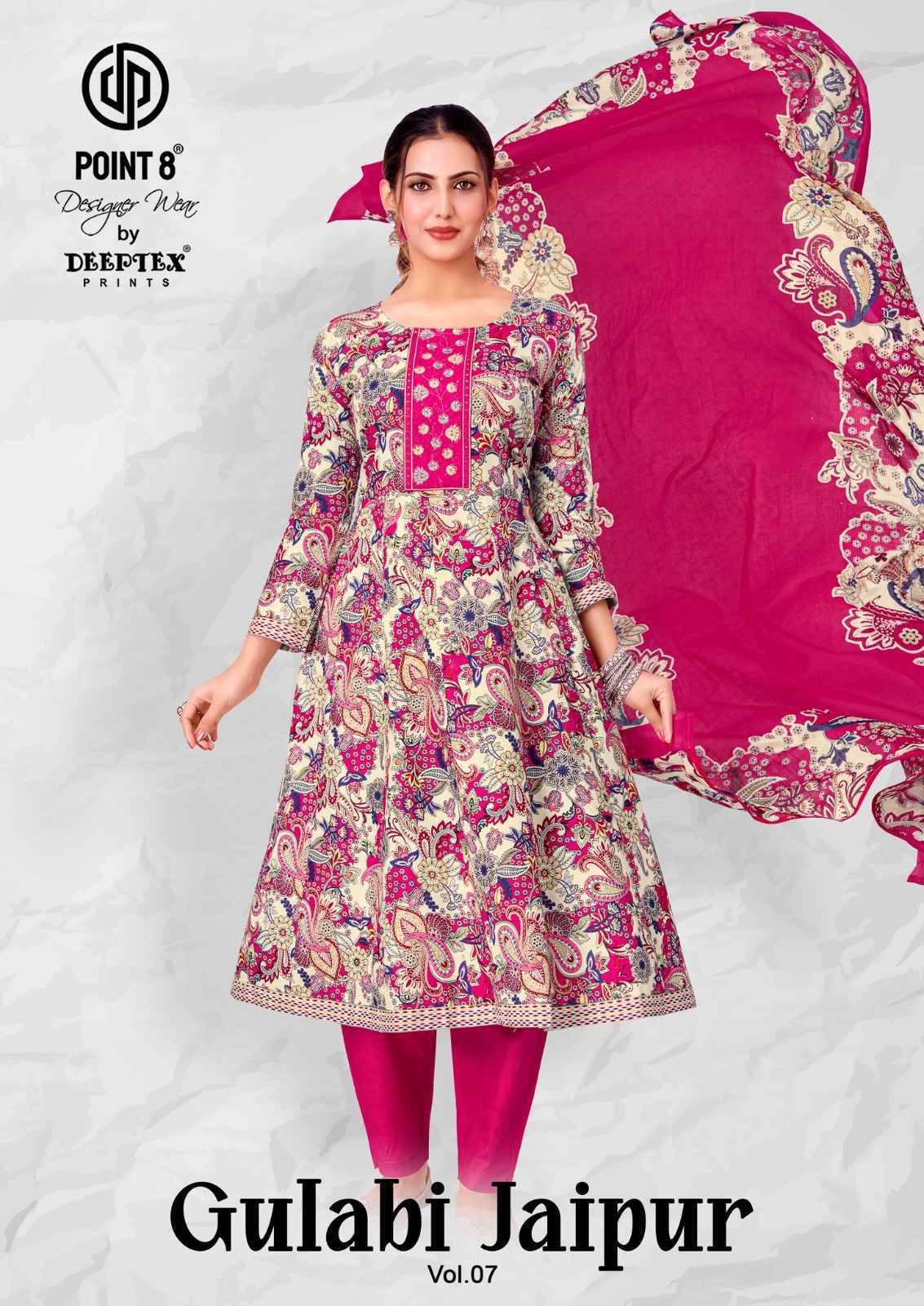 Deeptex Gulabi Jaipur Vol 7 Readymade Wholesale Catalog ( 8 pcs Catalogue )