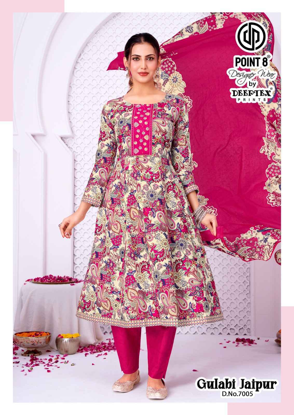 Deeptex Gulabi Jaipur Vol 7 Readymade Wholesale Catalog ( 8 pcs Catalogue )
