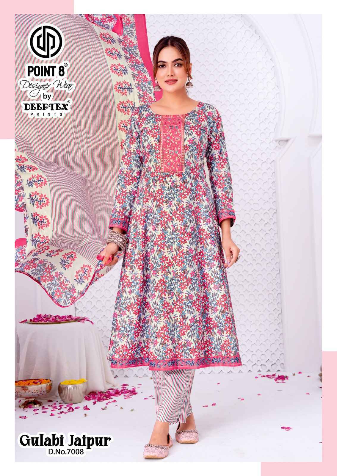 Deeptex Gulabi Jaipur Vol 7 Readymade Wholesale Catalog ( 8 pcs Catalogue )