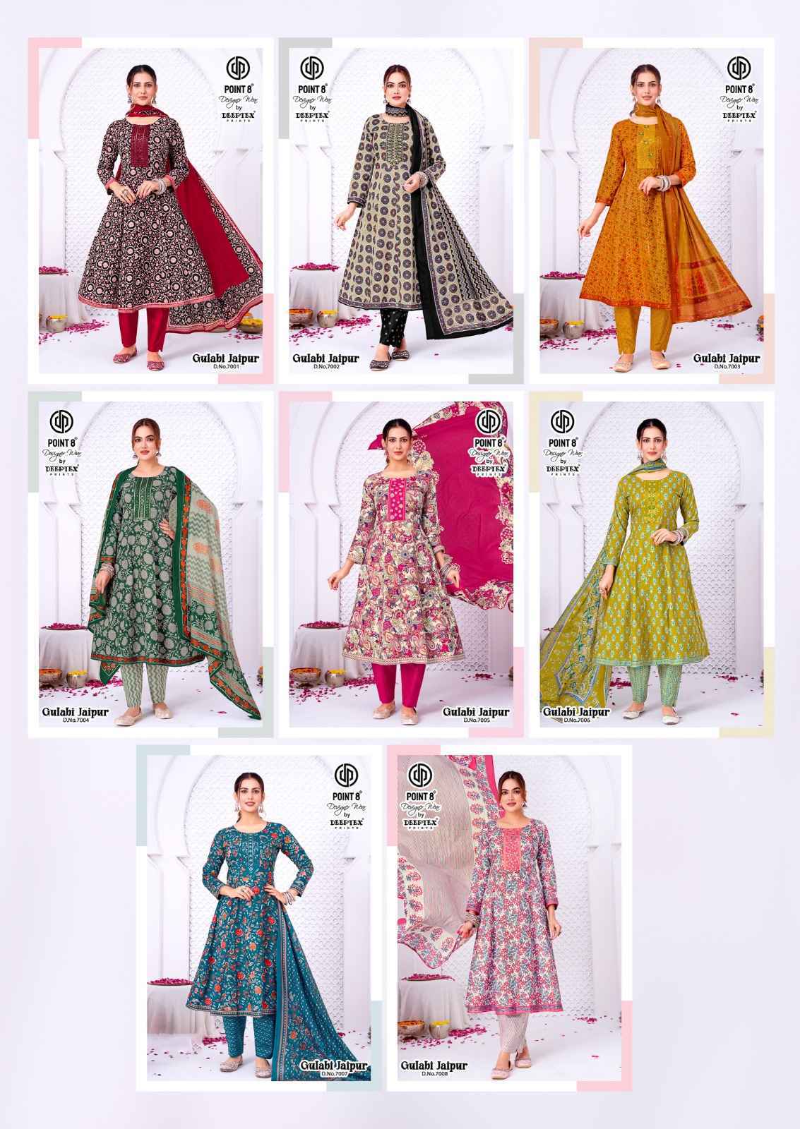 Deeptex Gulabi Jaipur Vol 7 Readymade Wholesale Catalog ( 8 pcs Catalogue )