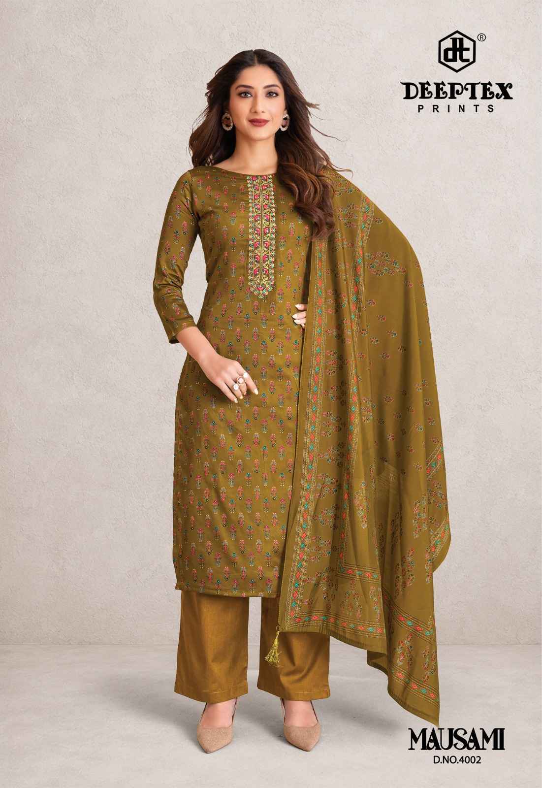 Deeptex Mausami Vol 4 - Wholesale Jam Satin Dress Material ( 8 pcs Catalog )