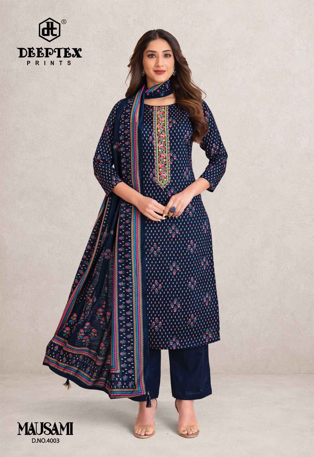 Deeptex Mausami Vol 4 - Wholesale Jam Satin Dress Material ( 8 pcs Catalog )