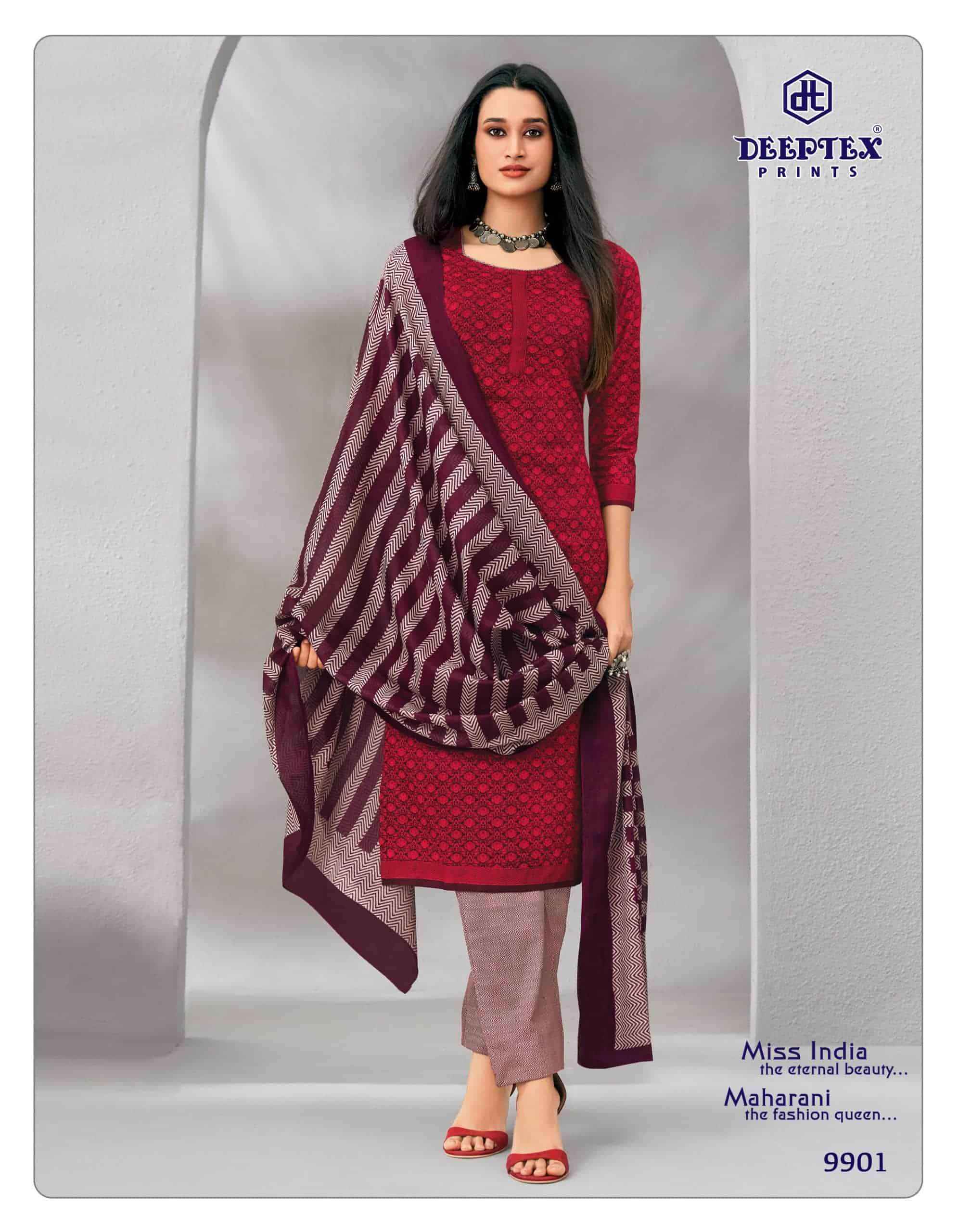 Deeptex Miss India Vol 99 - Dress Material Latest Catalog Wholesale Price ( 16 Pcs Catalog )