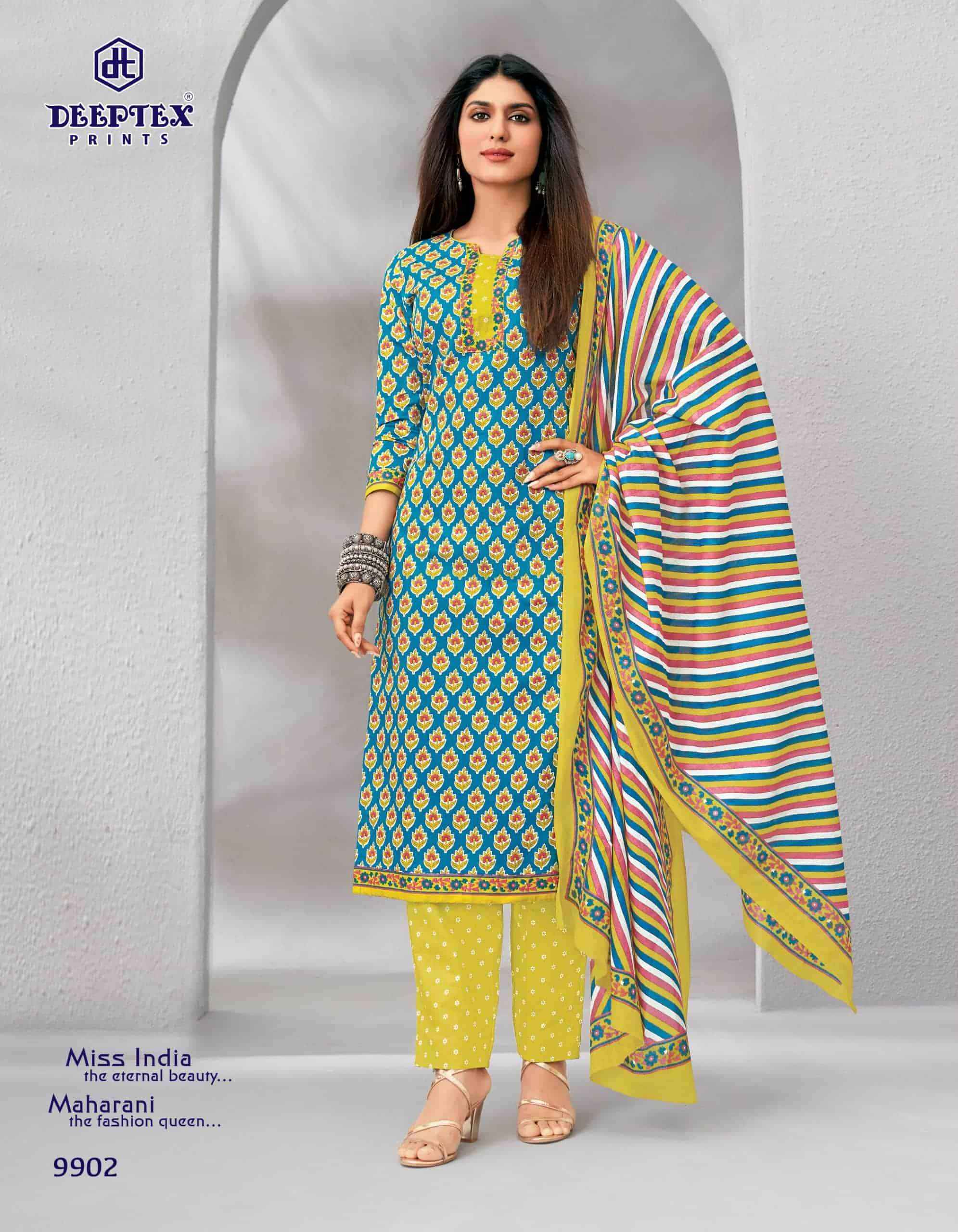 Deeptex Miss India Vol 99 - Dress Material Latest Catalog Wholesale Price ( 16 Pcs Catalog )