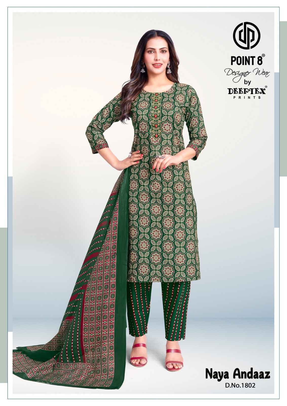Deeptex Naya Andaaz Vol 18 Readymade Cotton Suits - Surat Wholesale ( 10 pcs Catalog )