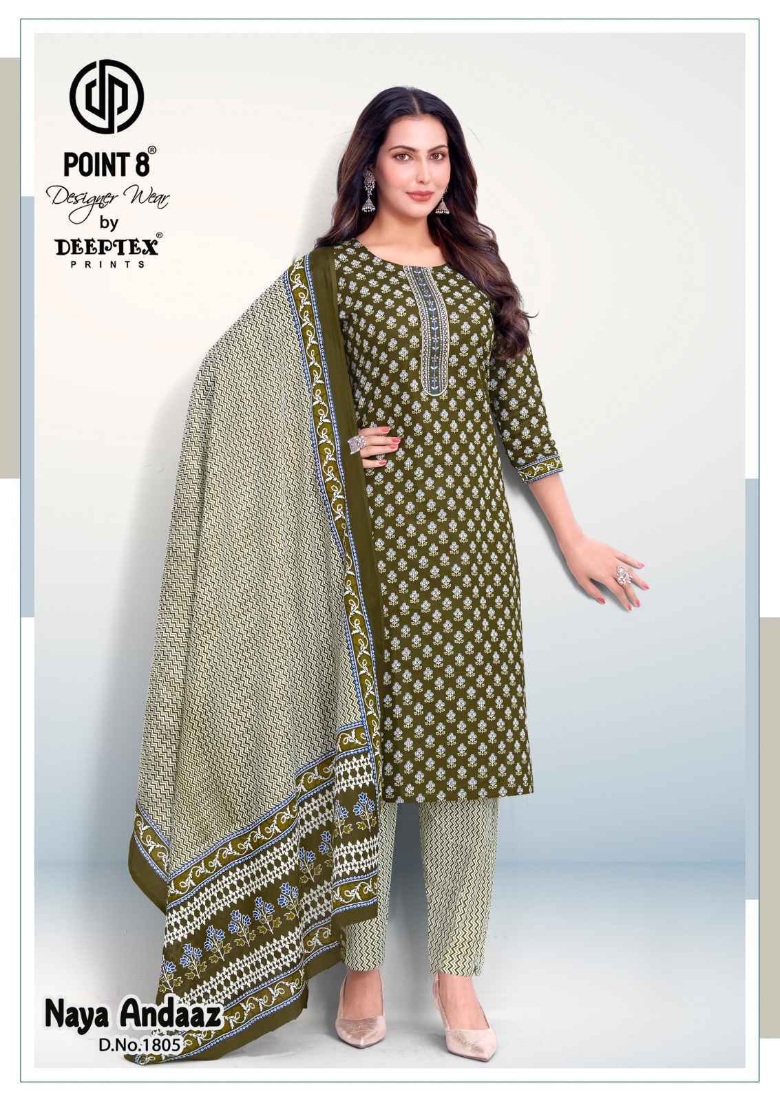 Deeptex Naya Andaaz Vol 18 Readymade Cotton Suits - Surat Wholesale ( 10 pcs Catalog )