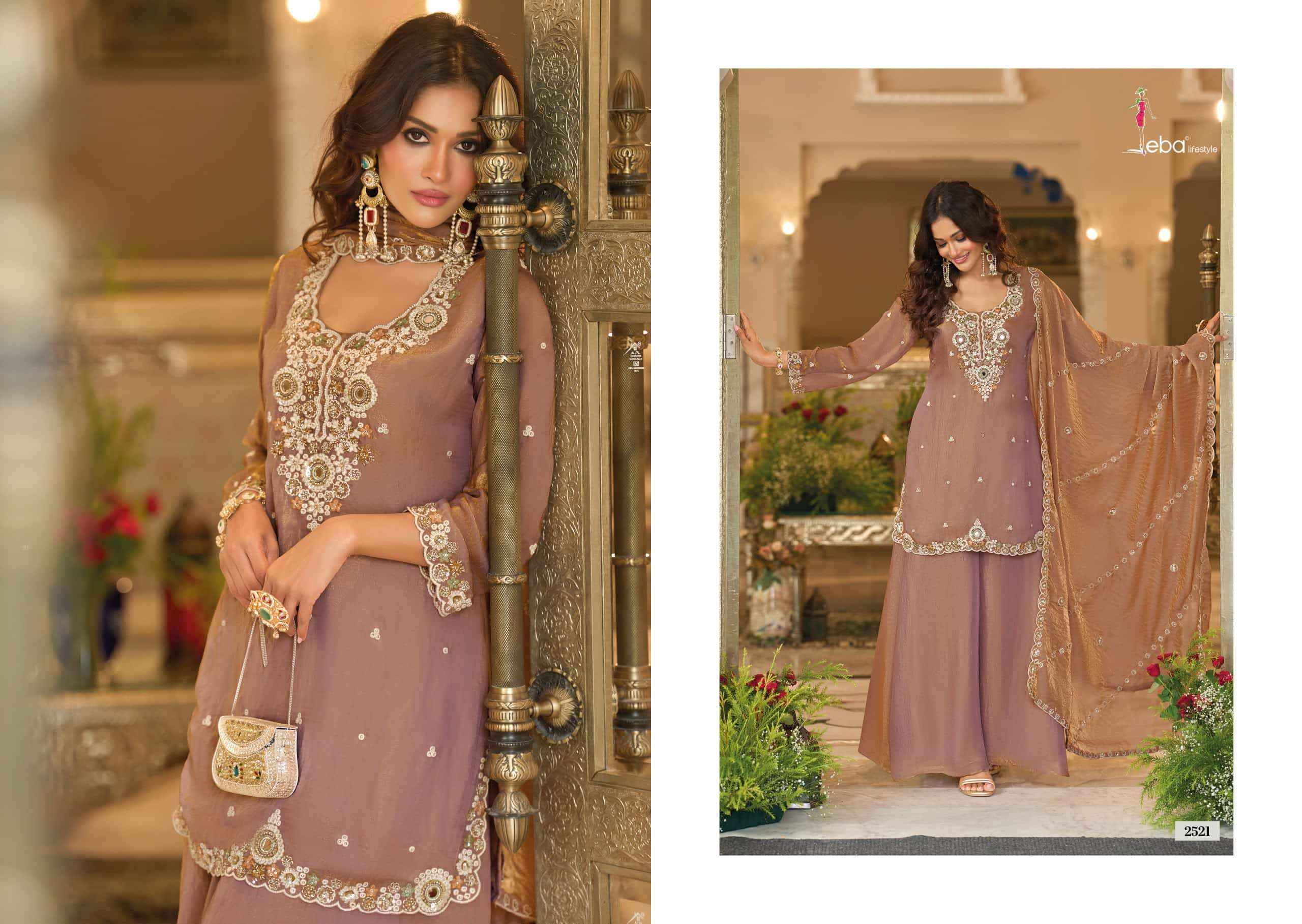 Eba Lifestyle Noorani Readymade Partywear Designer Dress _ Wholesale Factory Rate ( 3 Pcs Catalog )
