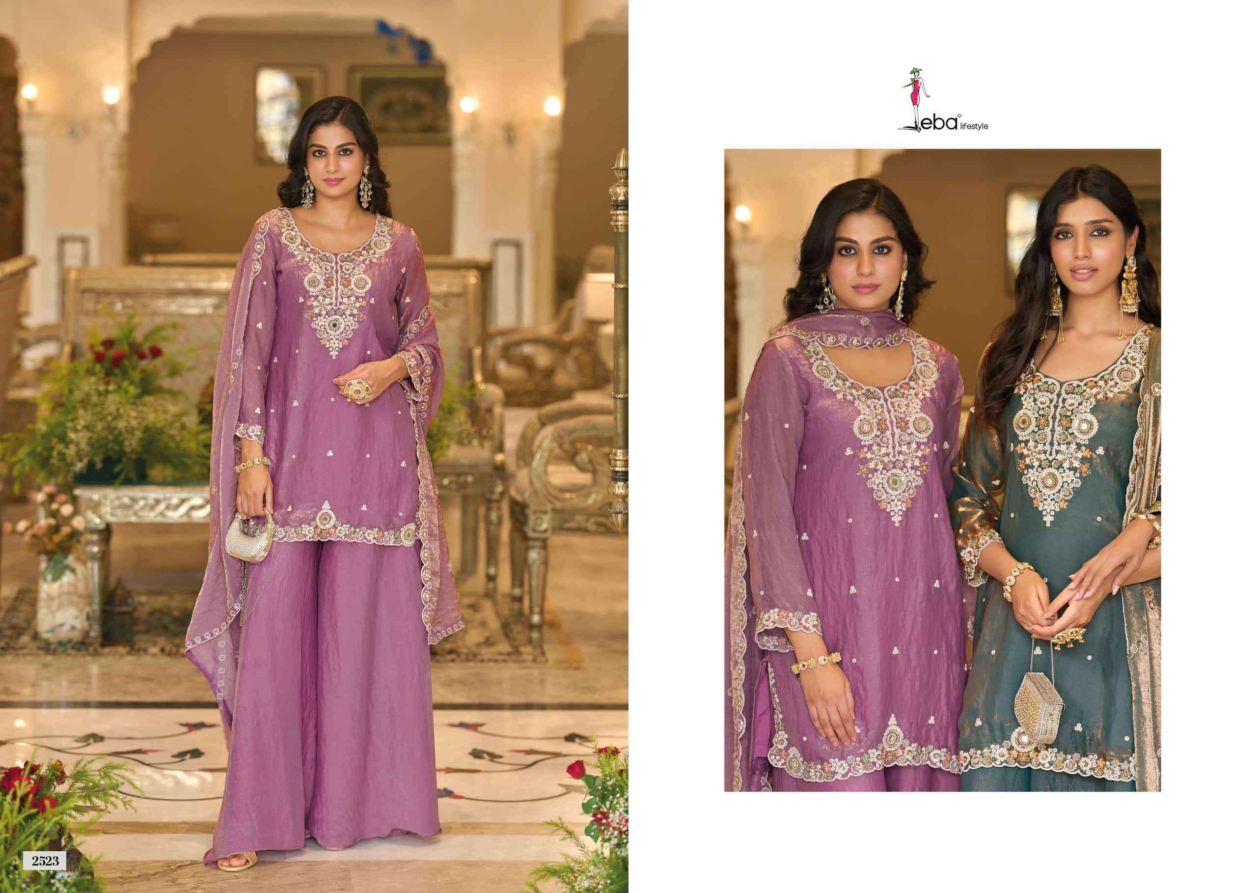 Eba Lifestyle Noorani Readymade Partywear Designer Dress _ Wholesale Factory Rate ( 3 Pcs Catalog )