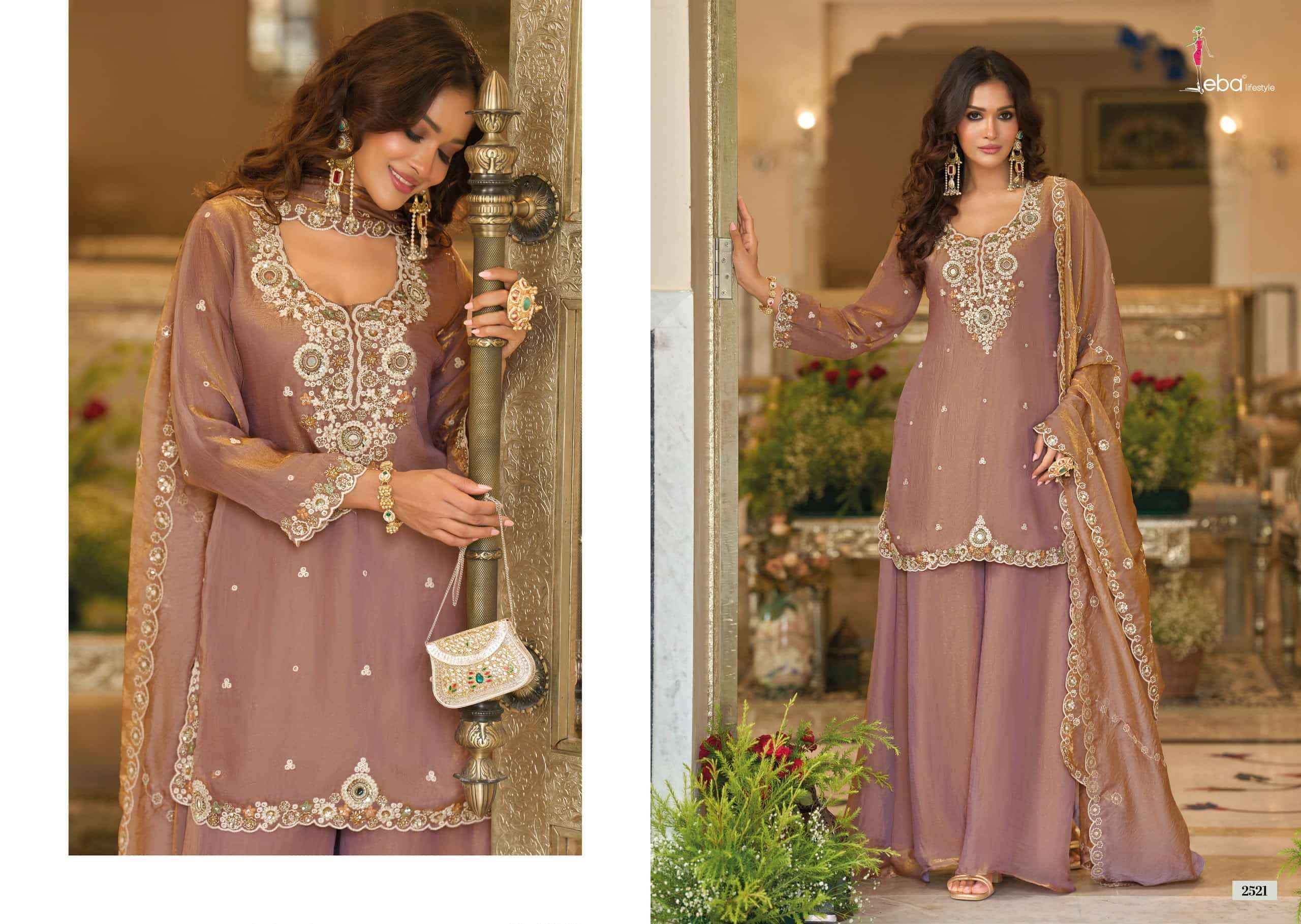 Eba Lifestyle Noorani Readymade Partywear Designer Dress _ Wholesale Factory Rate ( 3 Pcs Catalog )