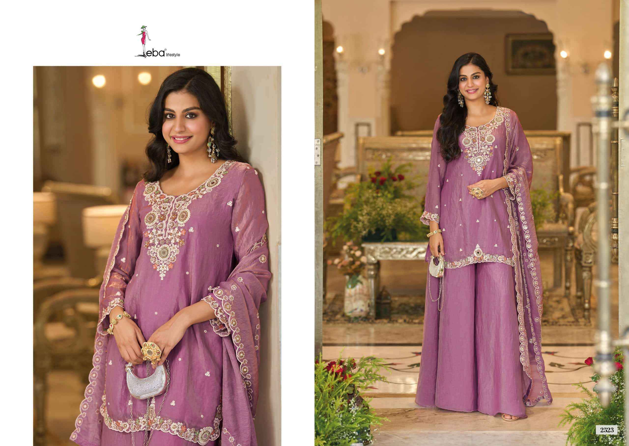 Eba Lifestyle Noorani Readymade Partywear Designer Dress _ Wholesale Factory Rate ( 3 Pcs Catalog )