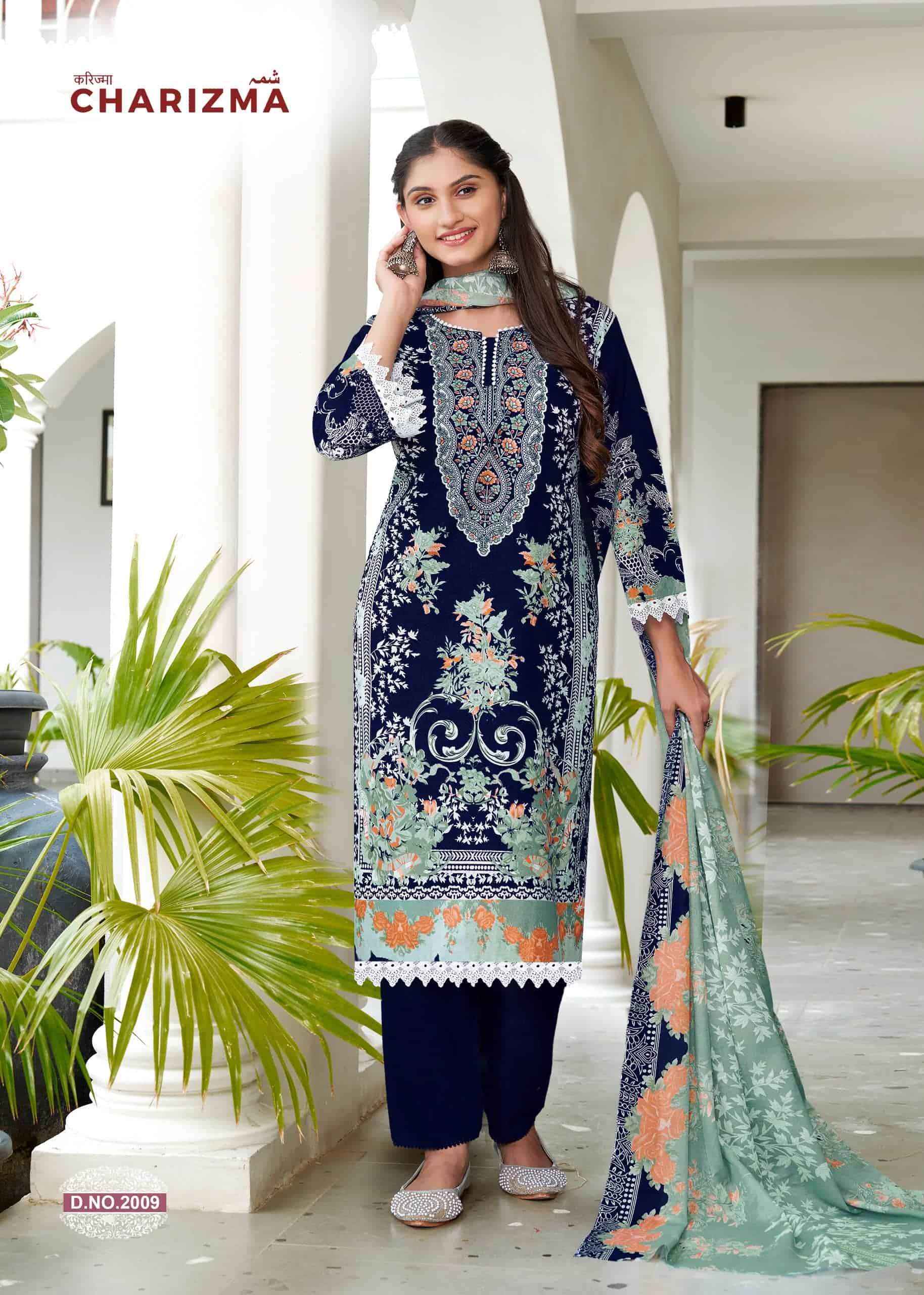 Ganesha Charizma Vol 2 Printed Karachi Cotton Dress Material Exporters