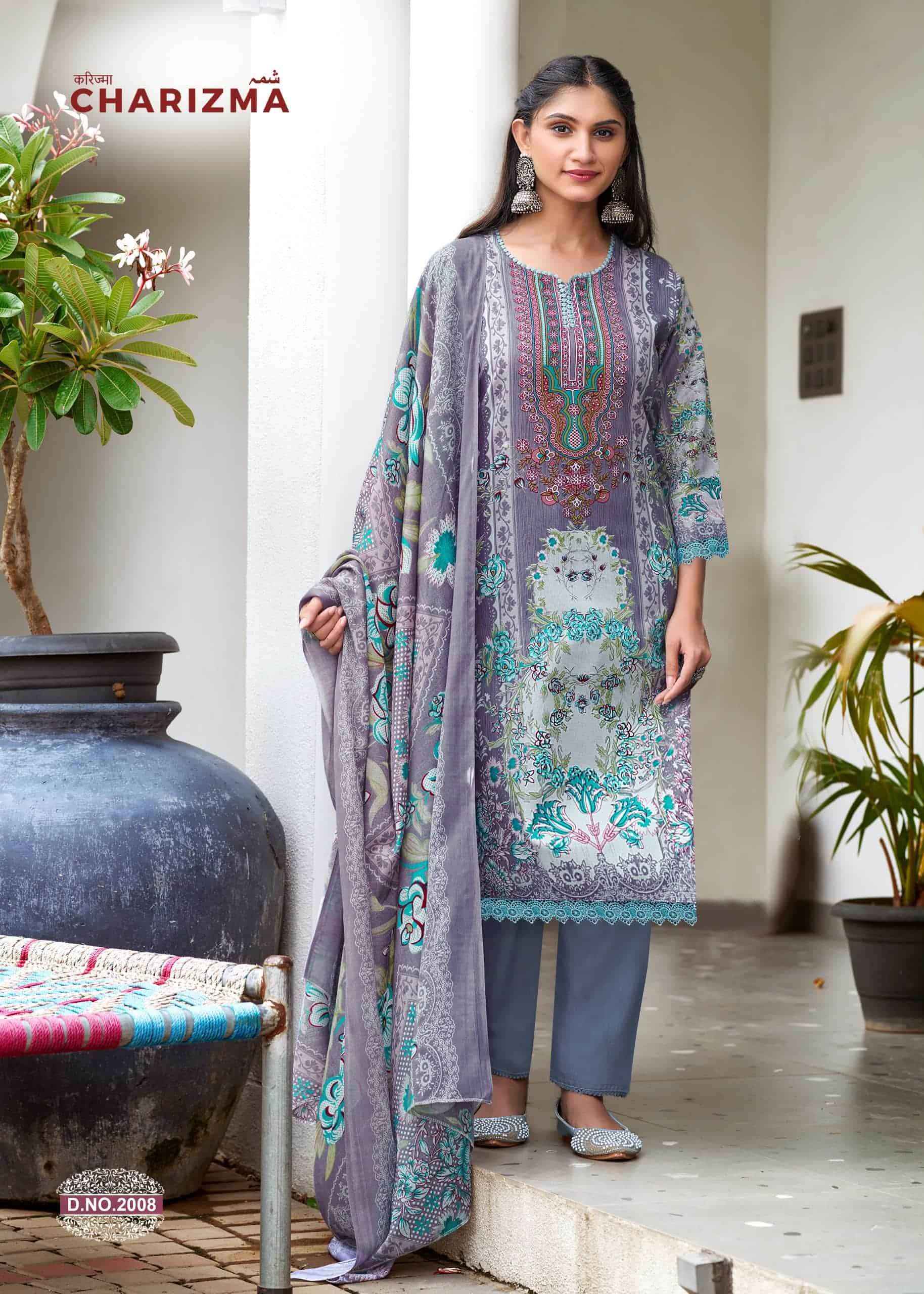 Ganesha Charizma Vol 2 Printed Karachi Cotton Dress Material Exporters