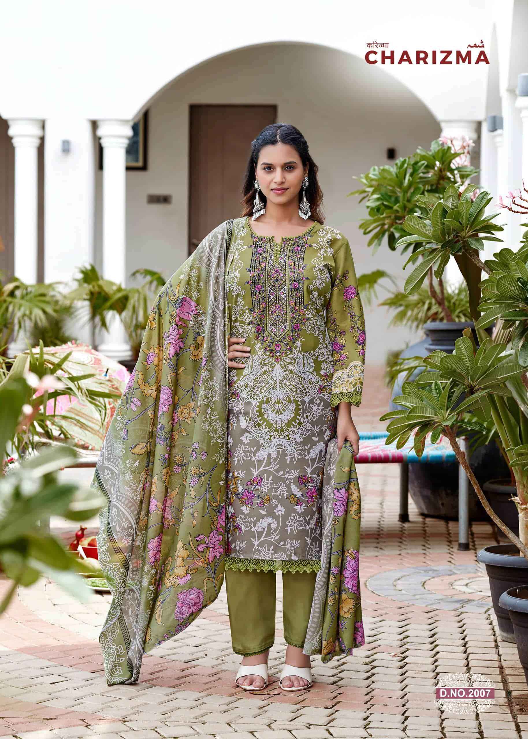 Ganesha Charizma Vol 2 Printed Karachi Cotton Dress Material Exporters