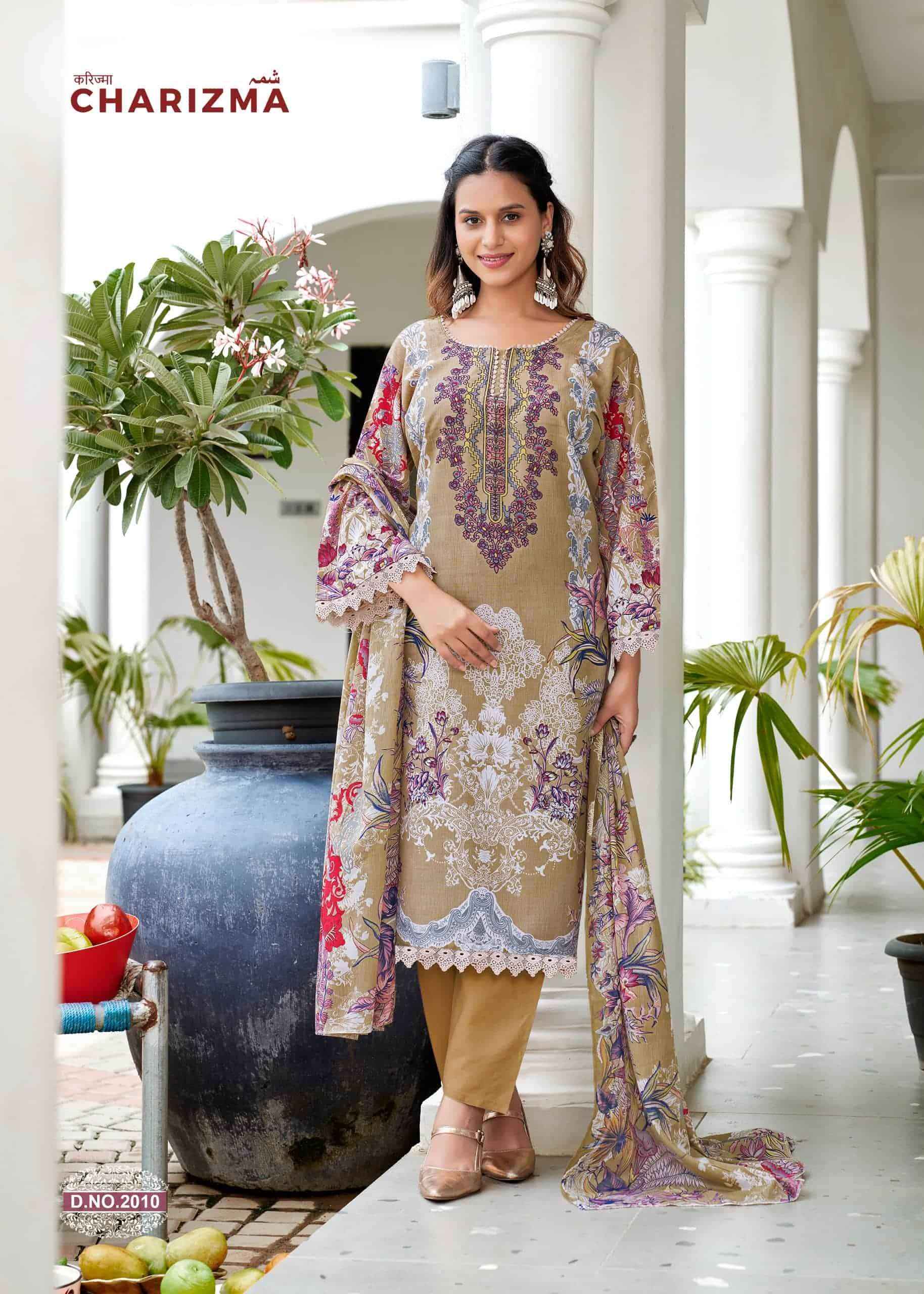 Ganesha Charizma Vol 2 Printed Karachi Cotton Dress Material Exporters
