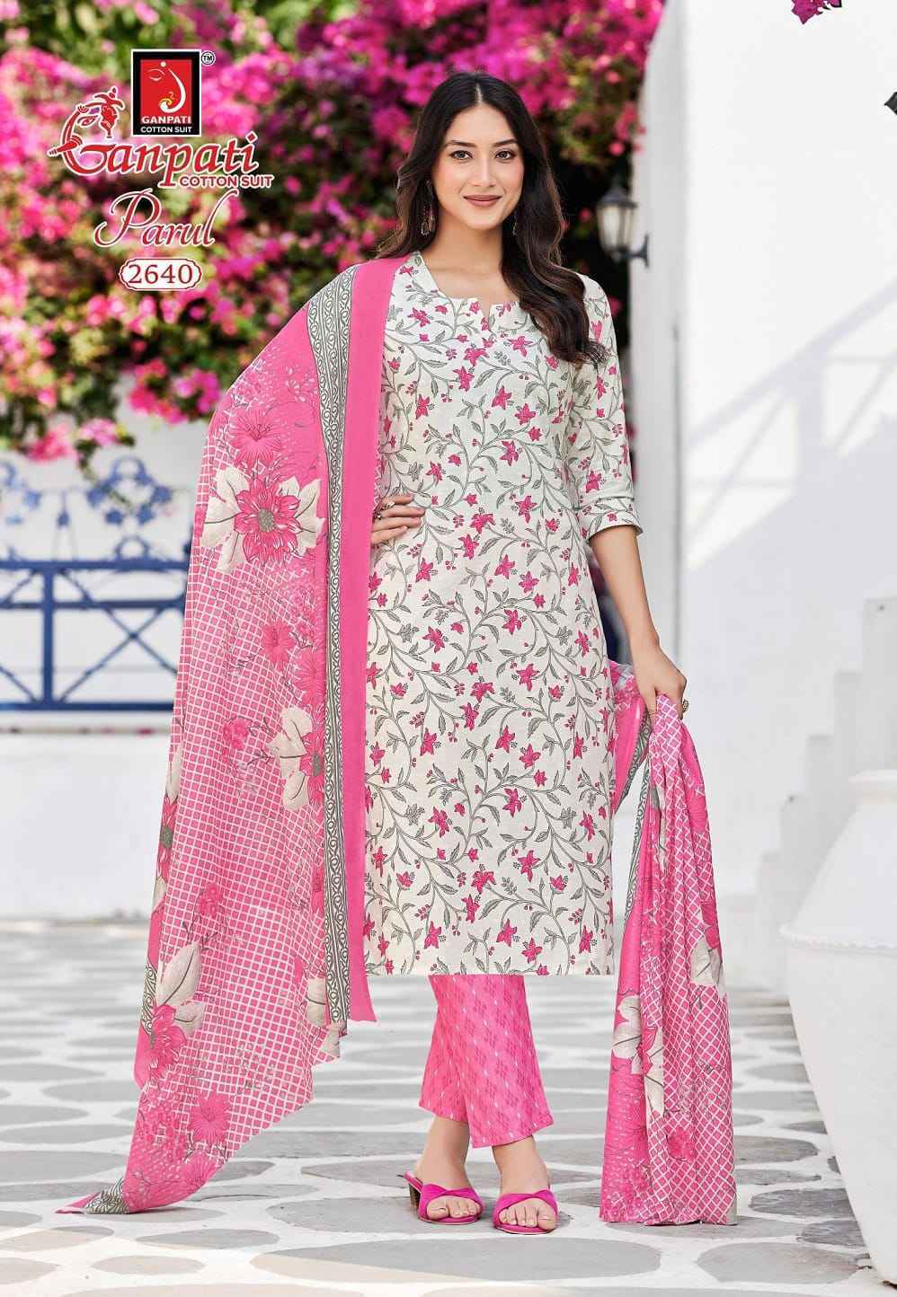 Ganpati Parul Vol 15 Readymade Cotton Dress - Surat Wholesale Bazaar ( 12 pcs Catalogue )