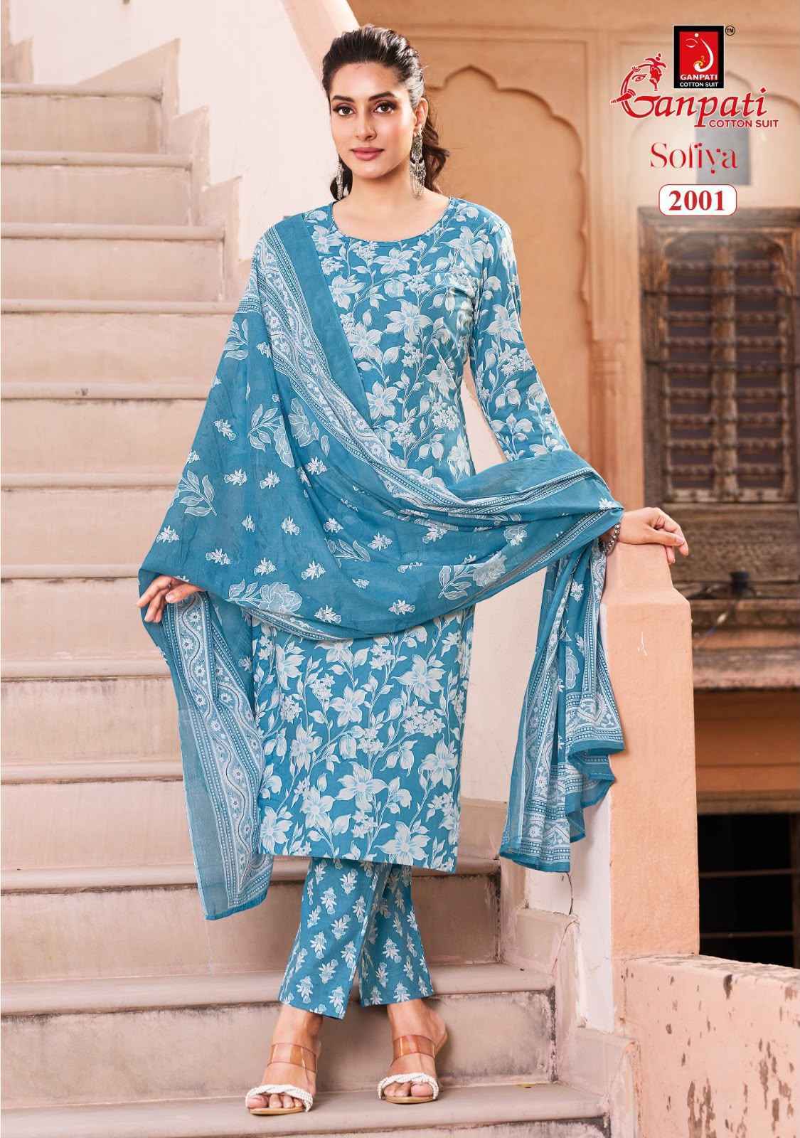 Ganpati Sofiya Vol 2 Readymade Cotton Suit _ Wholesale Factory Rate ( 12 Pcs Catalog )