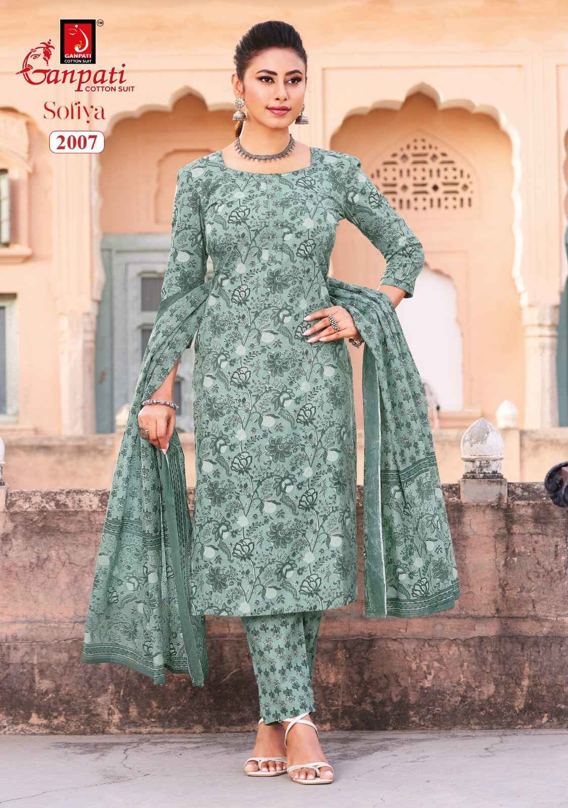Ganpati Sofiya Vol 2 Readymade Cotton Suit _ Wholesale Factory Rate ( 12 Pcs Catalog )