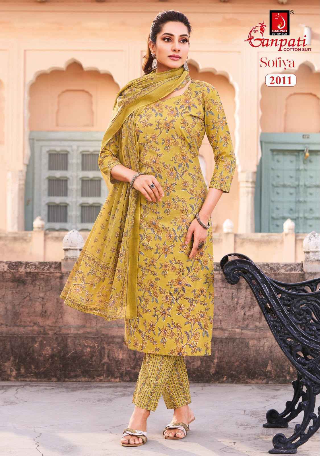 Ganpati Sofiya Vol 2 Readymade Cotton Suit _ Wholesale Factory Rate ( 12 Pcs Catalog )